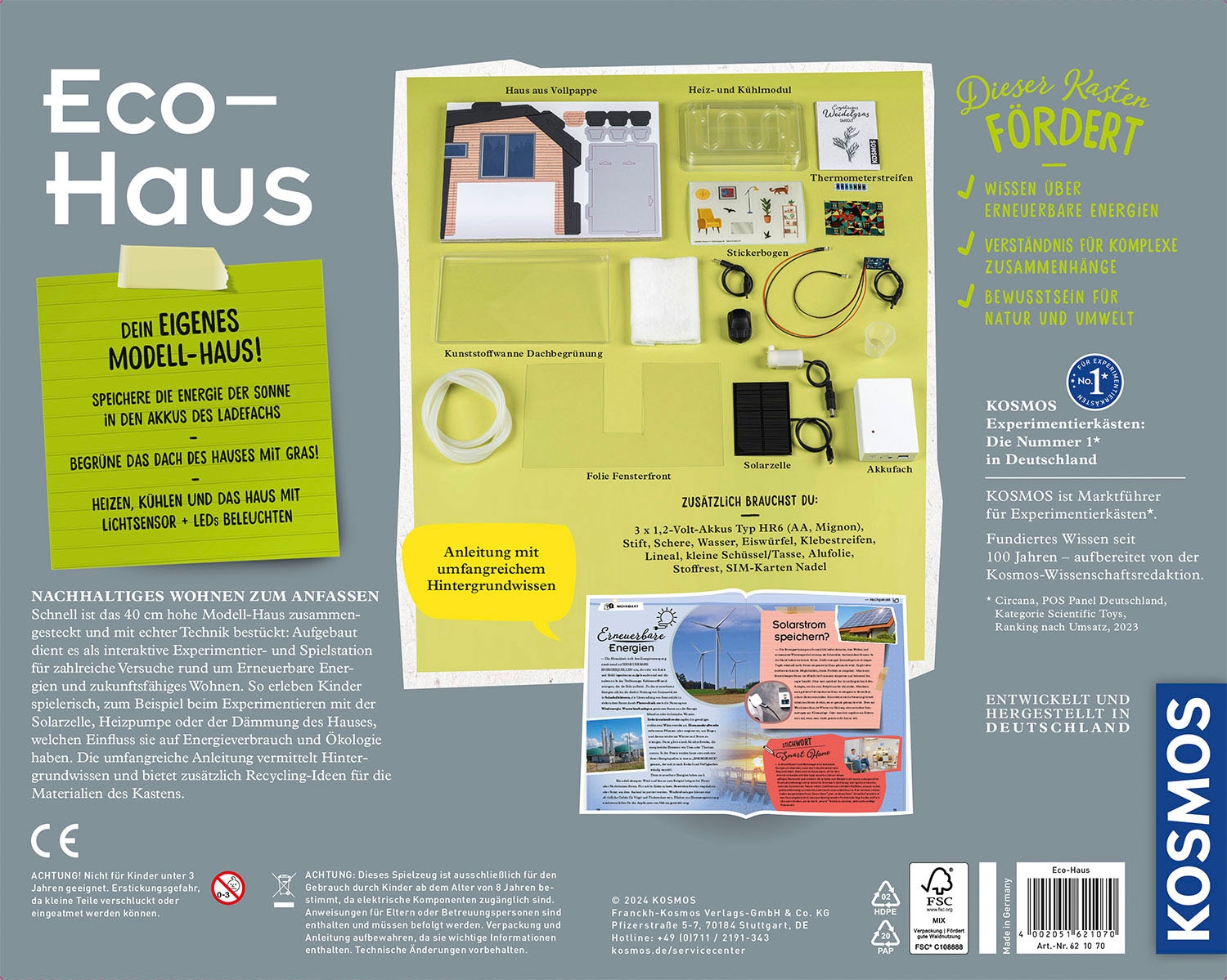 Kosmos Experimentierkasten »Eco Haus«, Made in Germany