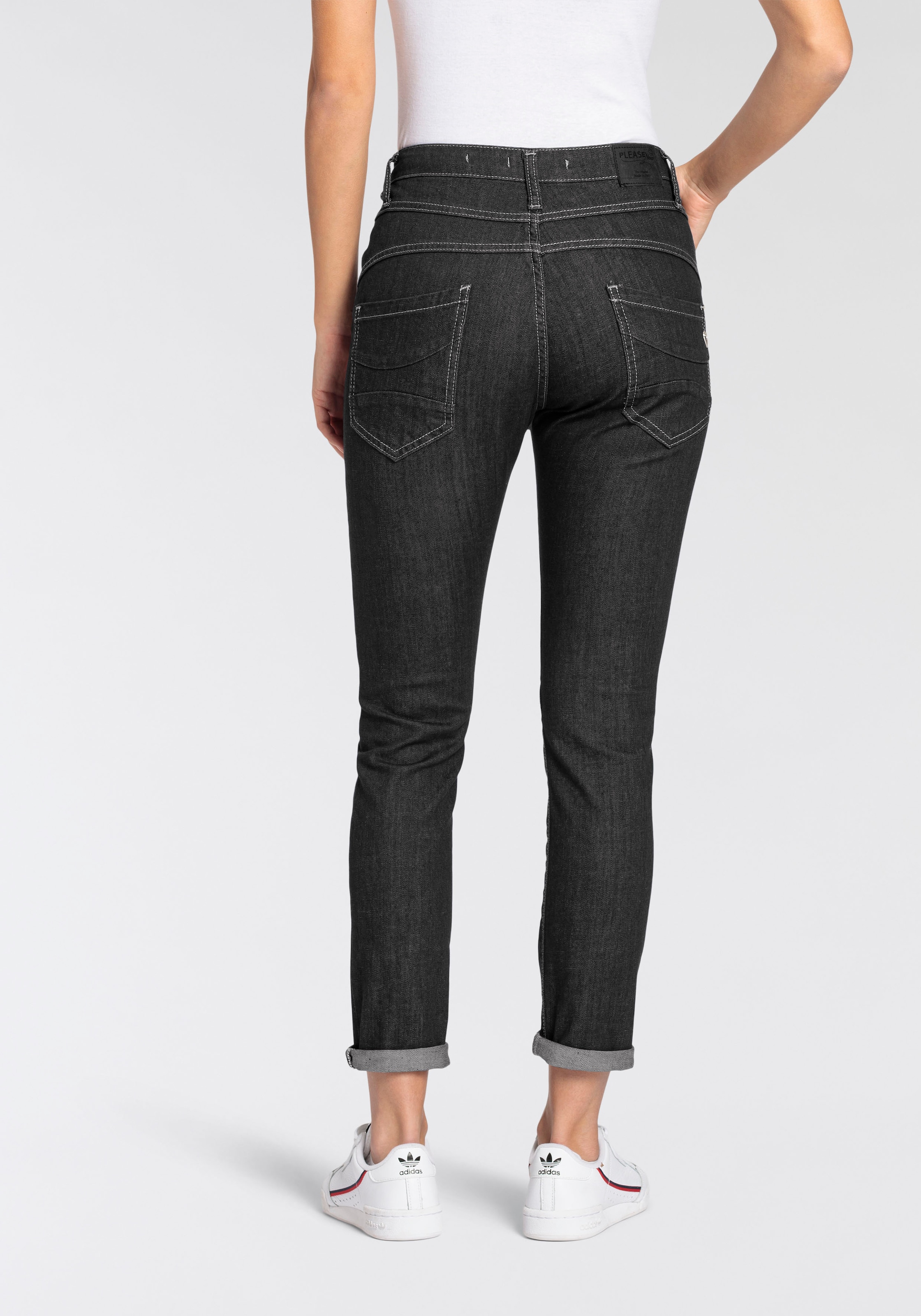 Please Jeans 5-Pocket-Jeans, Sichtbare Knopfleiste