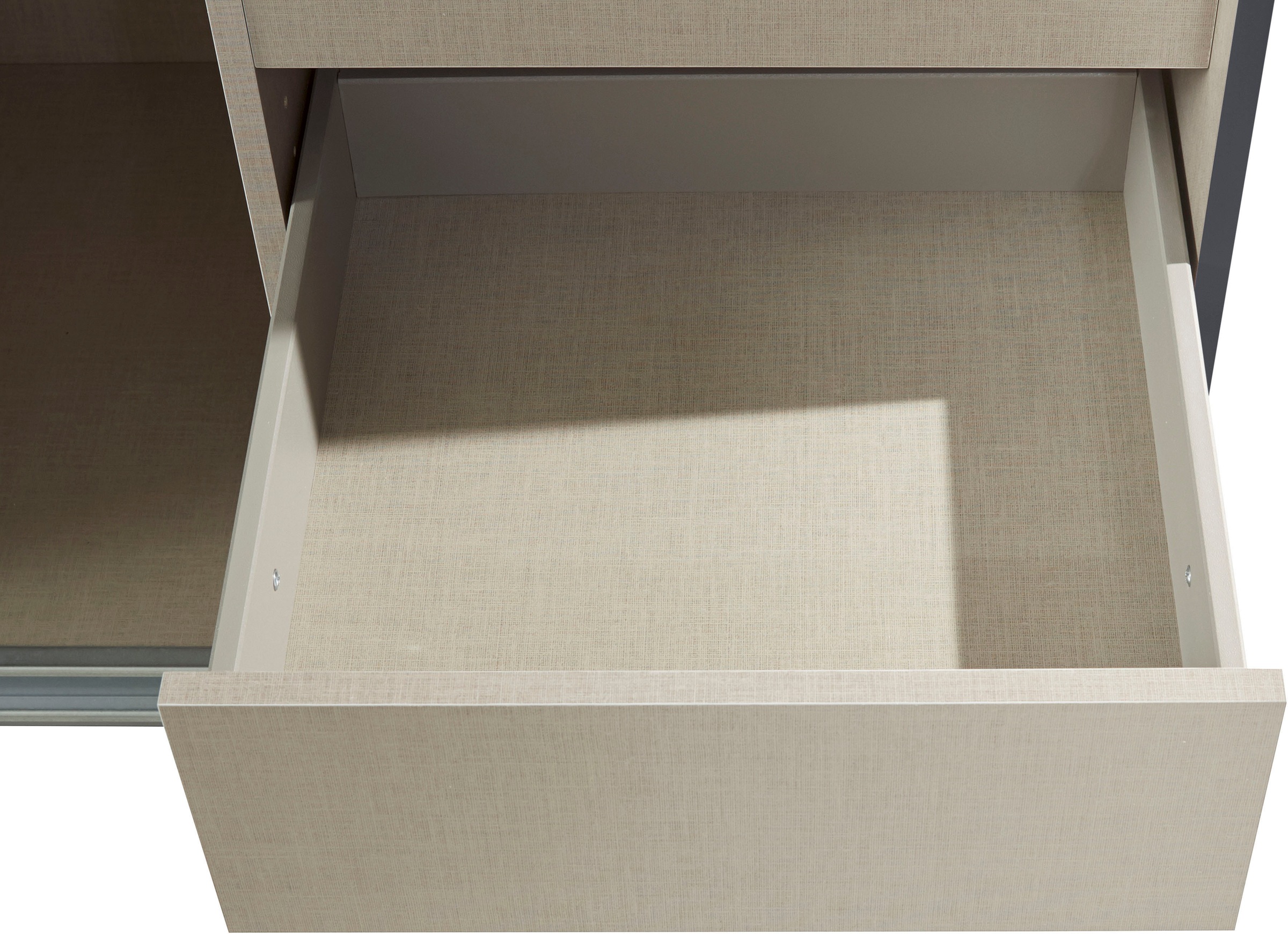 rauch Schwebetürenschrank »Kleiderschrank Schrank Garderobe TOPSELLER OTELI inkl. Inneneinteilung«, mit 3 Innenschubladen sowie zusätzlichen Einlegeböden MADE IN GERMANY