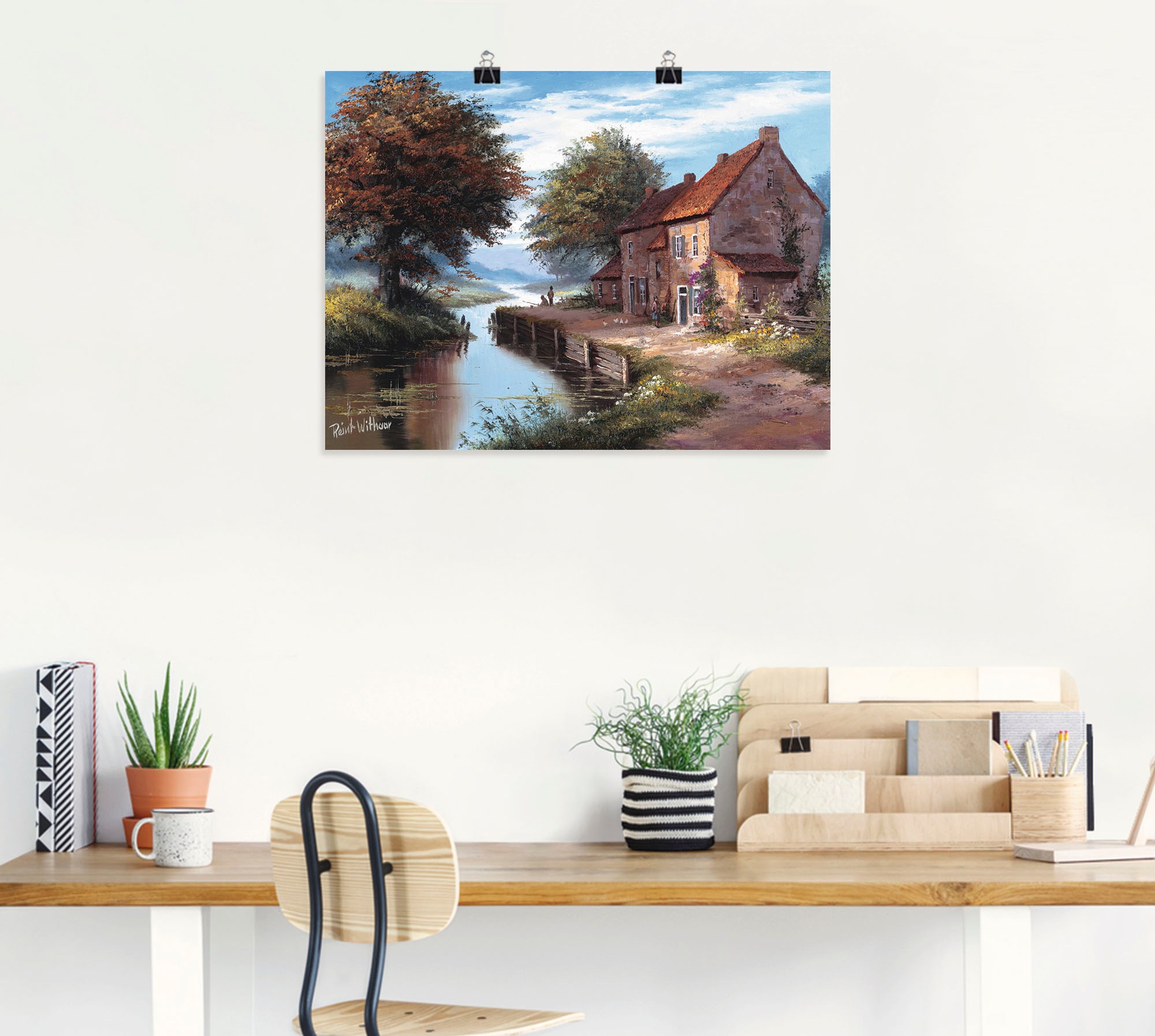 Artland Wandbild »Früher Morgen« Gewässer 1 Stk. tlg. als Leinwandbild, Poster in verschied. Größen