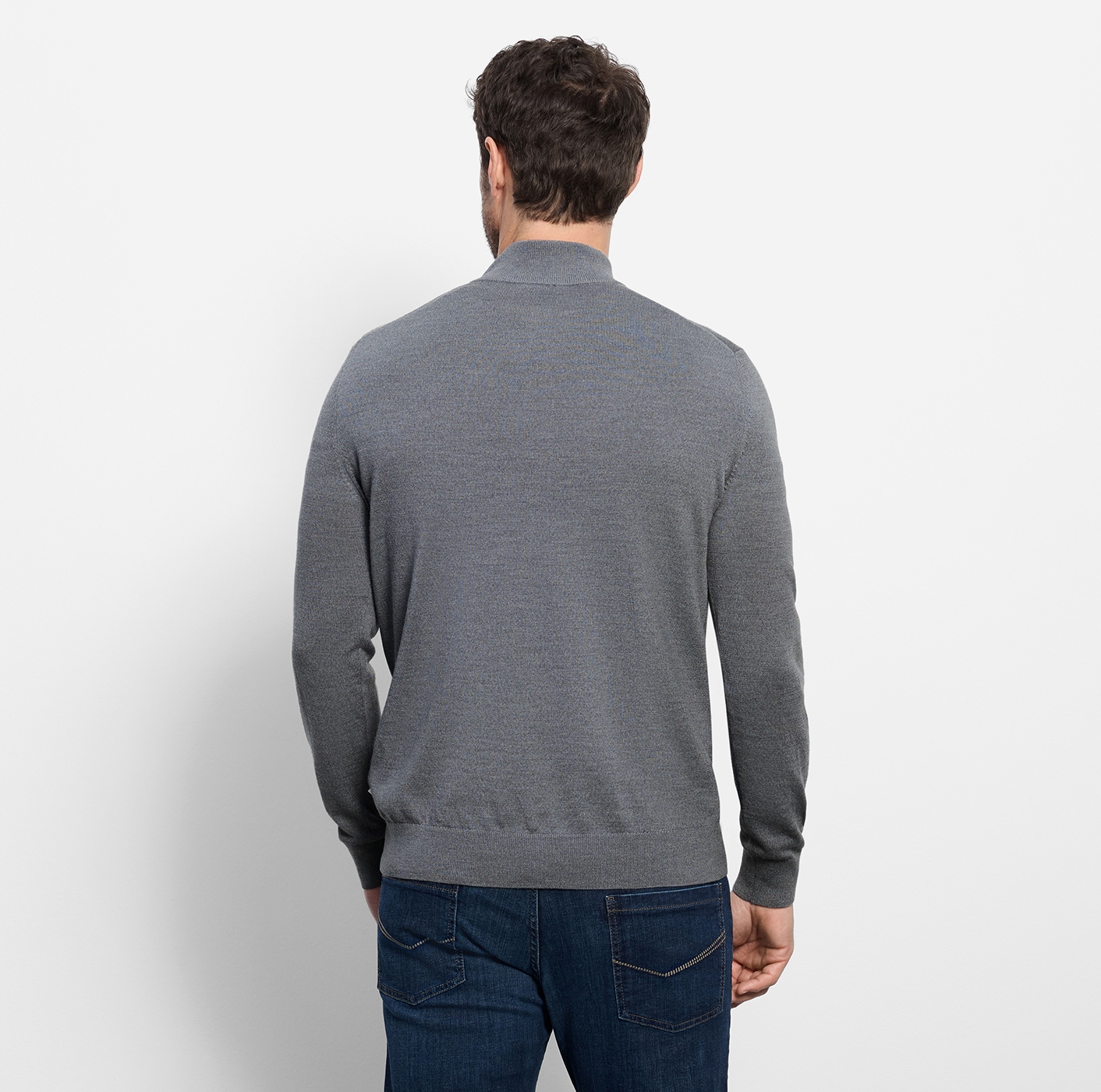 OLYMP Troyer mit Stehkragen, regular fit