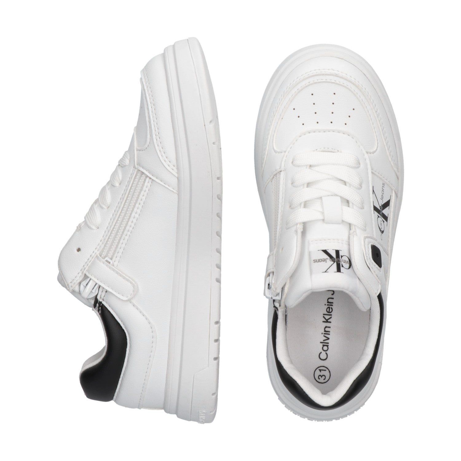 Calvin Klein Jeans Sneaker, Plateausneaker, Schnürschuh aus recycelten Materialien