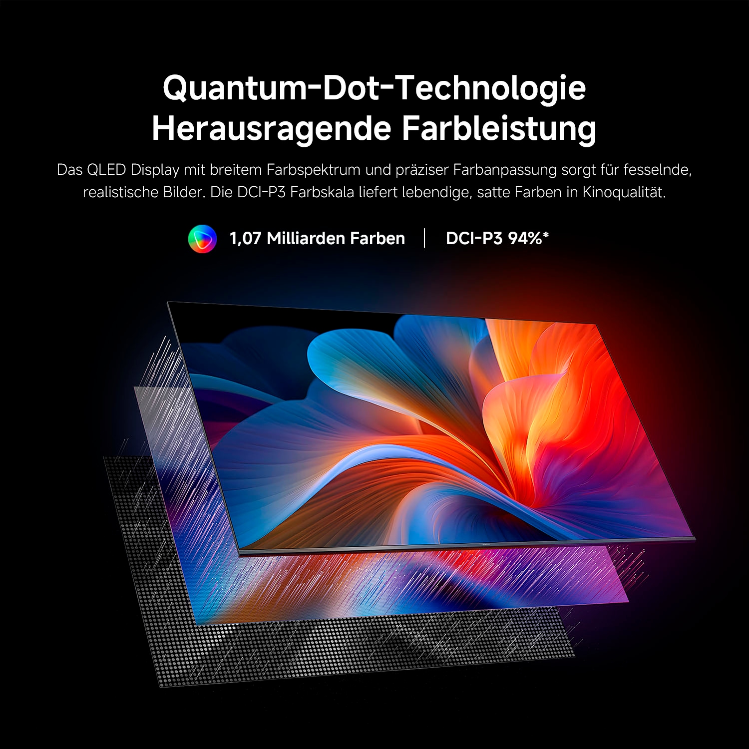 Xiaomi QLED-Fernseher »L55MB-APEU« 138 cm/55 ″ Smart-TV Xiaomi TV A Pro 55 (2026)