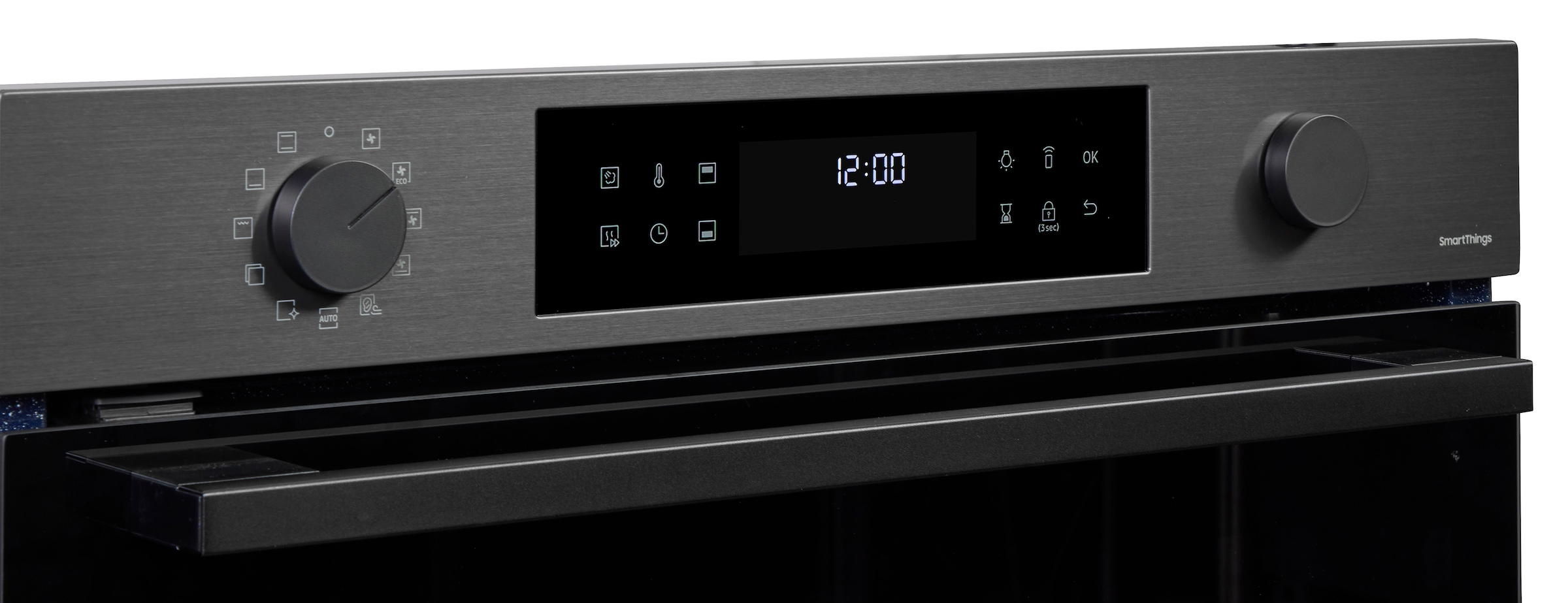 Samsung Pyrolyse Backofen Serie 4 »NV7B44503DB«, Pyrolyse-Selbstreinigung, Dual Cook – Ein Ofen. Zwei Garräume. Maximale Flexibilität.