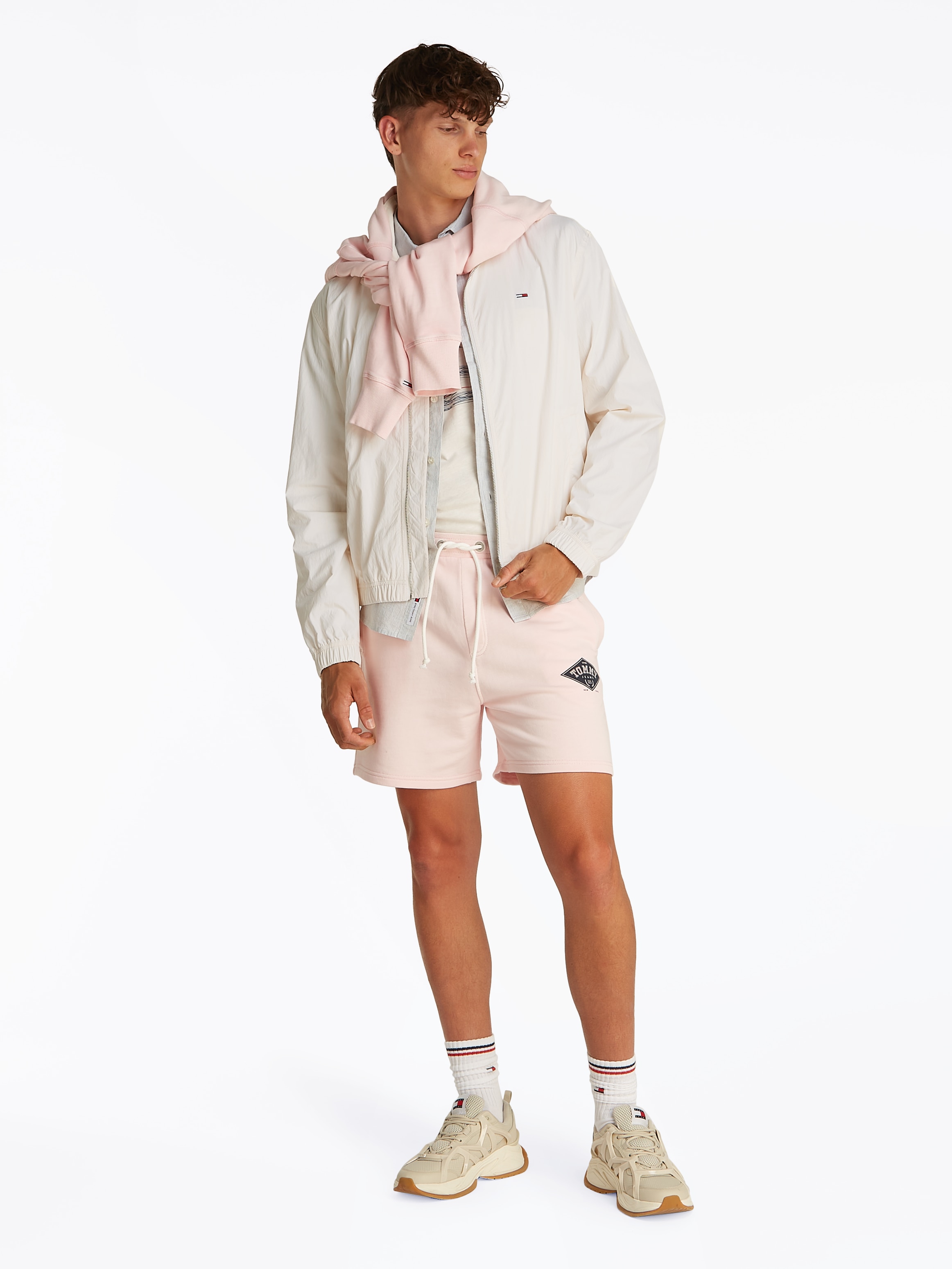 Tommy Jeans Bomberjacke »TJM ESSENTIAL JACKET EXT«, mit Logostickerei