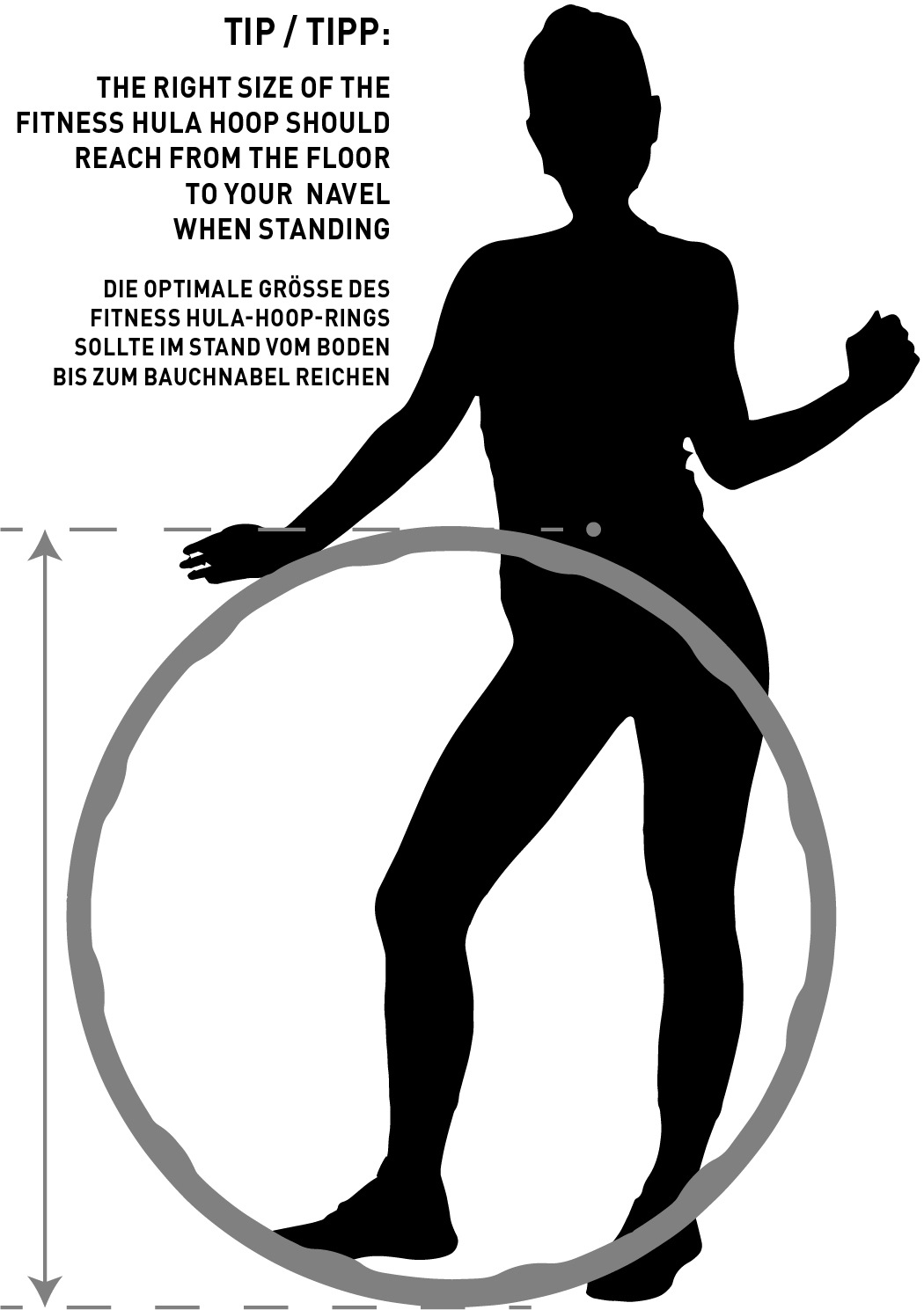 Schildkröt Hula-Hoop-Reifen »itness-Hoop 100cm (Power Ring)«