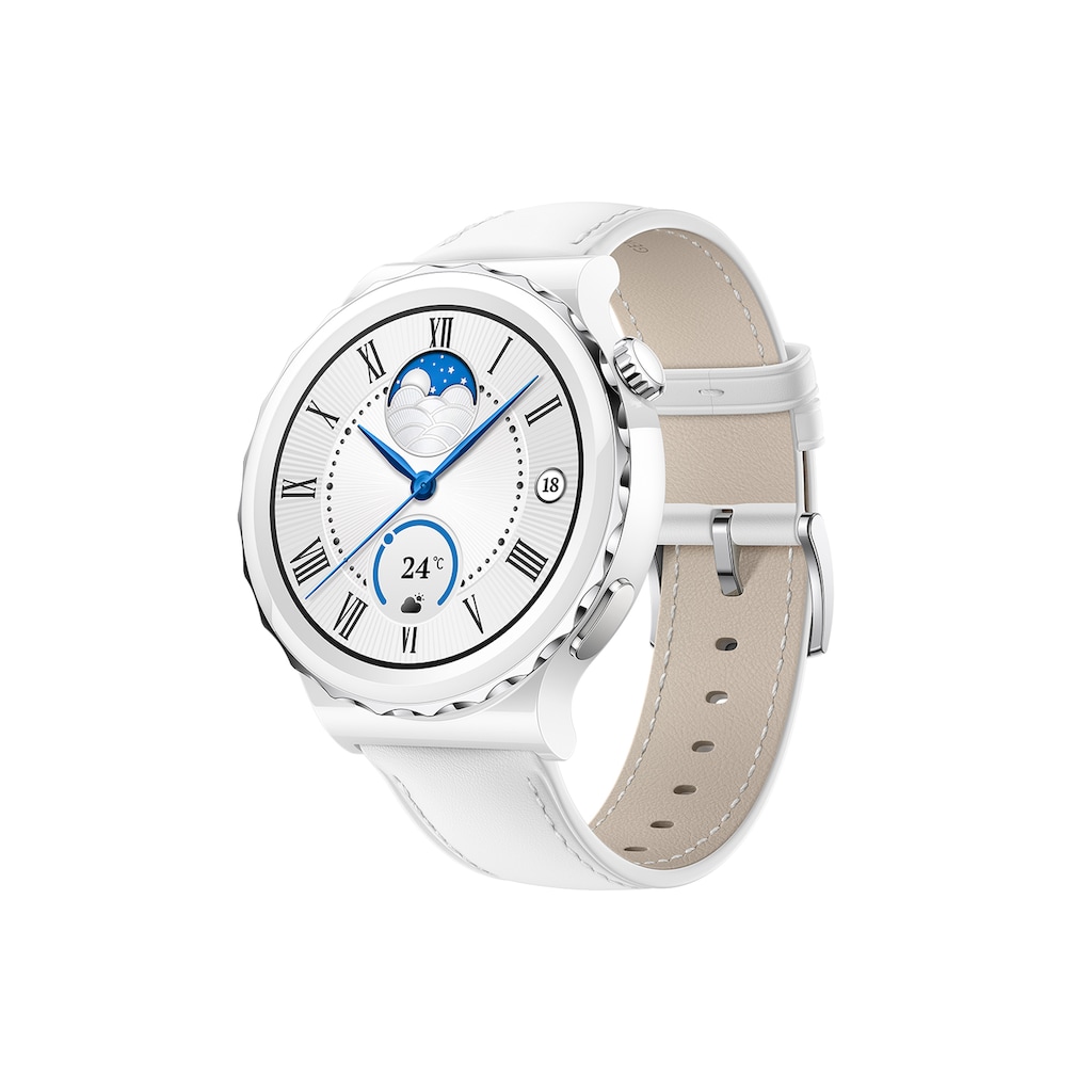 Huawei Smartwatch »Watch GT3 Pro 43mm Leder Armband«