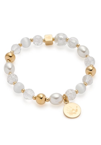 LEONARDO Edelstahlarmband »gold Hope, 018113«, mit Cat´s Eye, Glasperlen und imit. Perlen kaufen