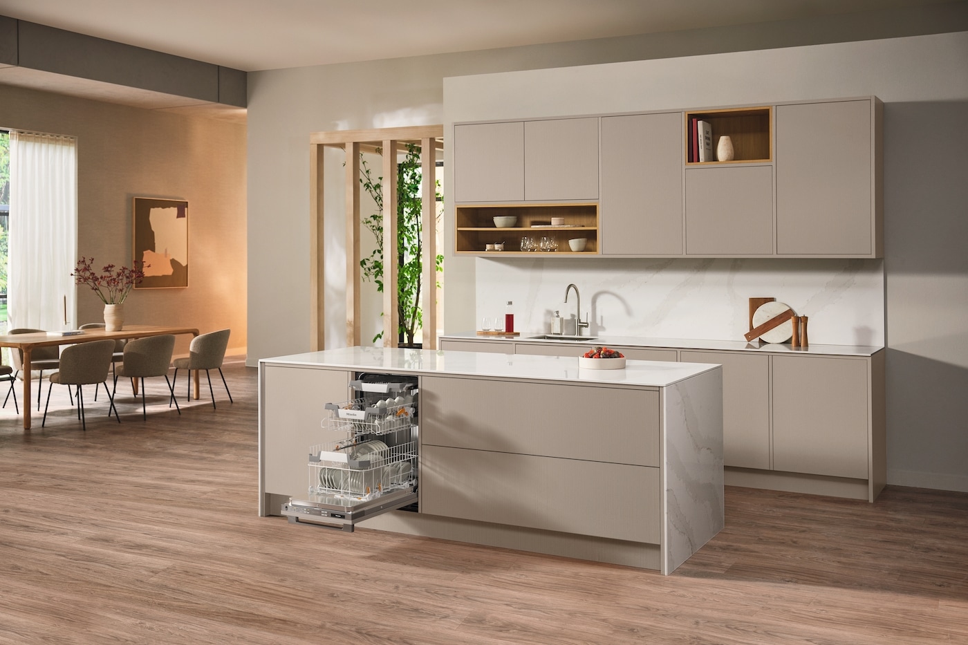 Miele vollintegrierbarer Geschirrspüler G 5790 »SCVi SL«, 9 Maßgedecke, CleanSteel
