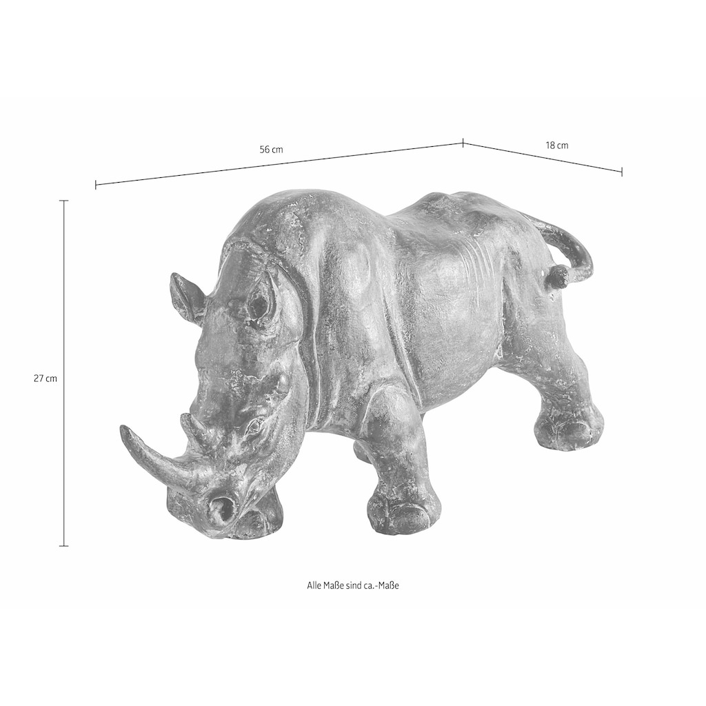 HOFMANN LIVING AND MORE Tierfigur »Nashorn«