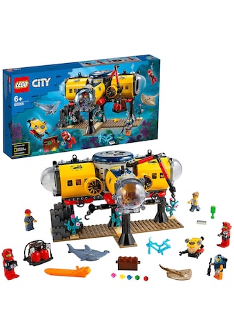 LEGO® Konstruktionsspielsteine »Meeresforschungsbasis (60265), LEGO® City Oceans«,... kaufen