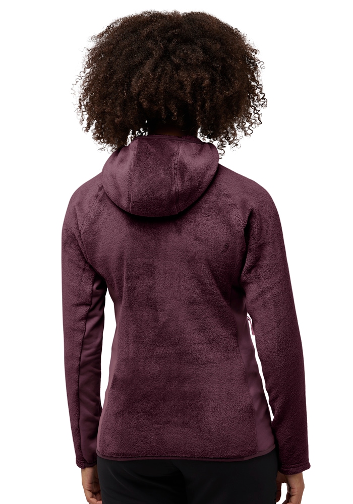 Jack Wolfskin Fleecejacke »ROTWAND HOODED FZ W«, mit Kapuze