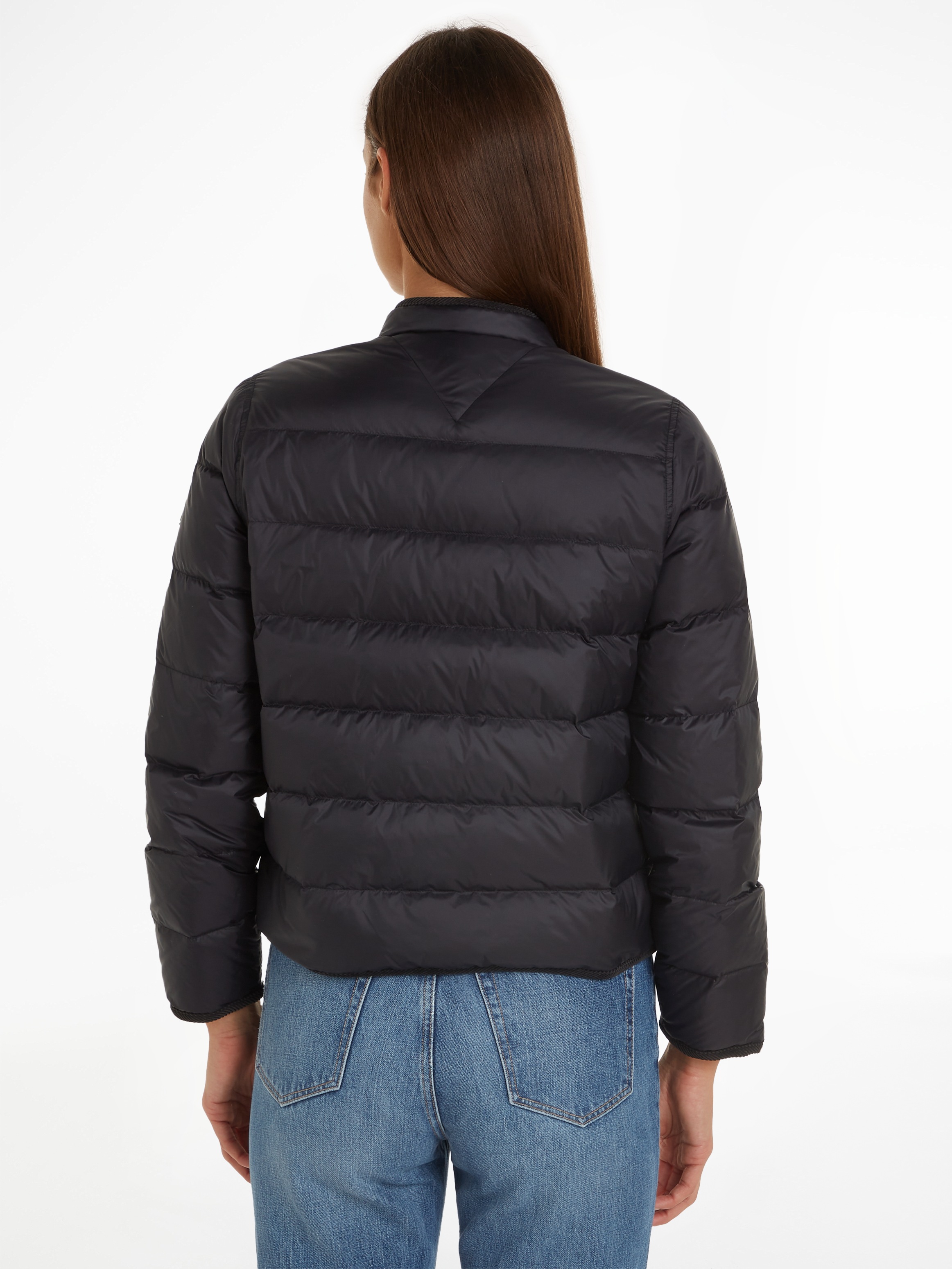 Tommy Hilfiger Steppjacke »LW DOWN COLLARLESS JACKET«, mit leichter Wattierung