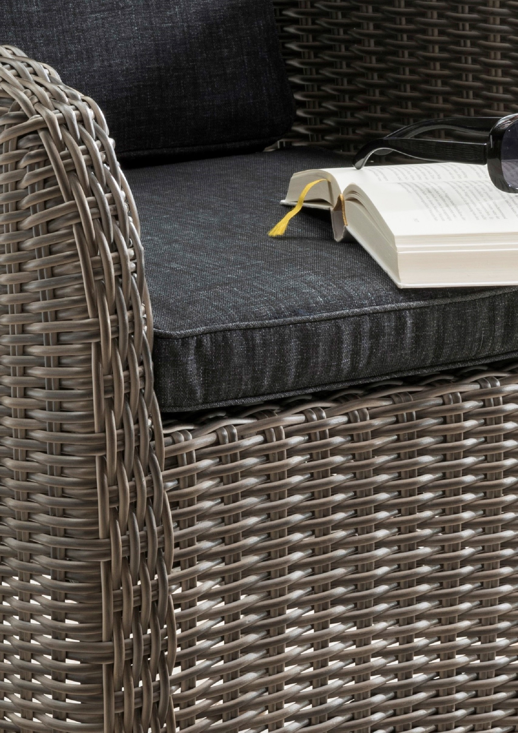 Destiny Gartensessel »PALMA« Set, 2 Stk. tlg. Aluminium, Polyrattan, inkl. Auflagen