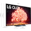 LG OLED-Fernseher »OLED77B19LA«, 195 cm/77 Zoll, 4K Ultra HD, Smart-TV, (bis zu 120Hz)-α7 Gen4 4K AI-Prozessor-Twin Triple Tuner-Sprachassistenten-HDMI 2.1