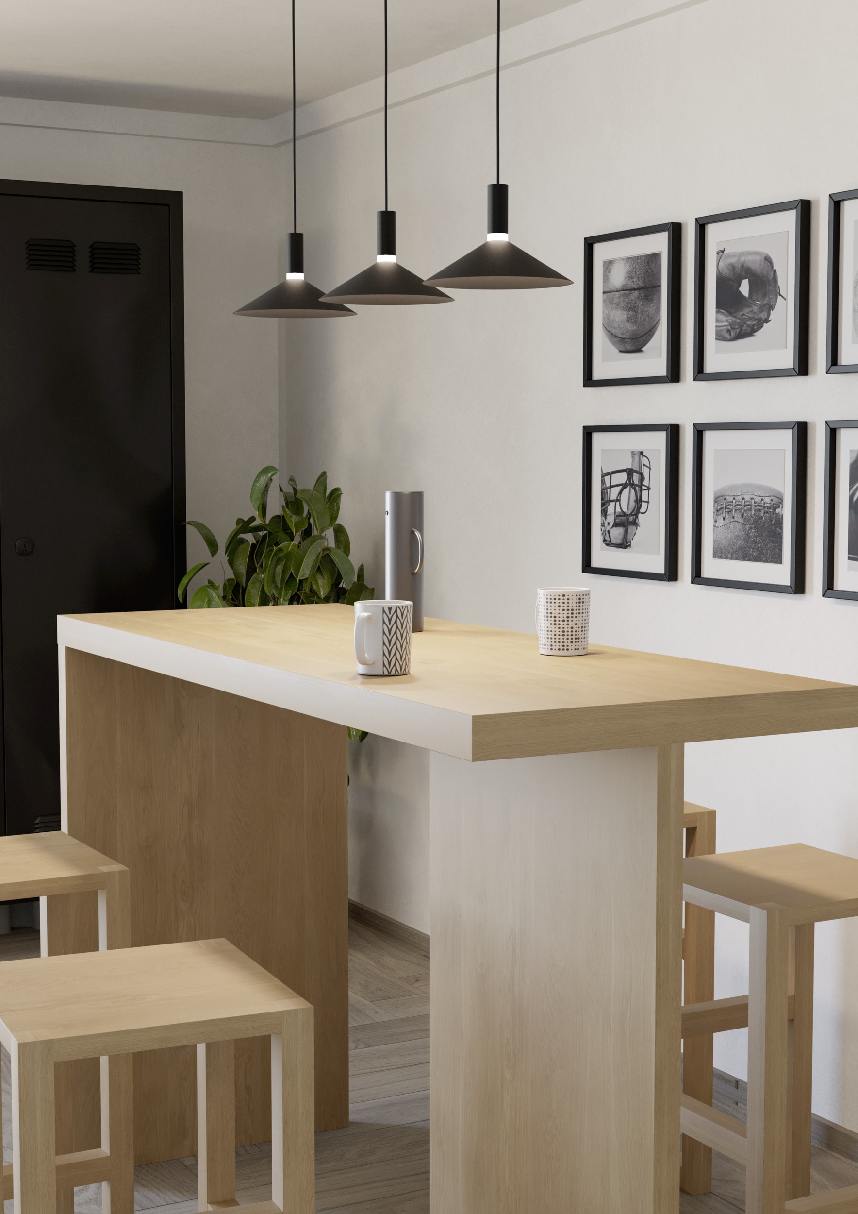 EGLO Hängeleuchte »CONOMAVILLA-Z Pendellampe - Stahl - LED - 3X7,5W - IP20« LED-Modul 1 Stk. Kaltweiß | Neutralweiß | RGB | Warmweiß Hängelampe, Deckenlampe, Wohnzimmer, Esszimmer, L92 x B22 x H120 cm