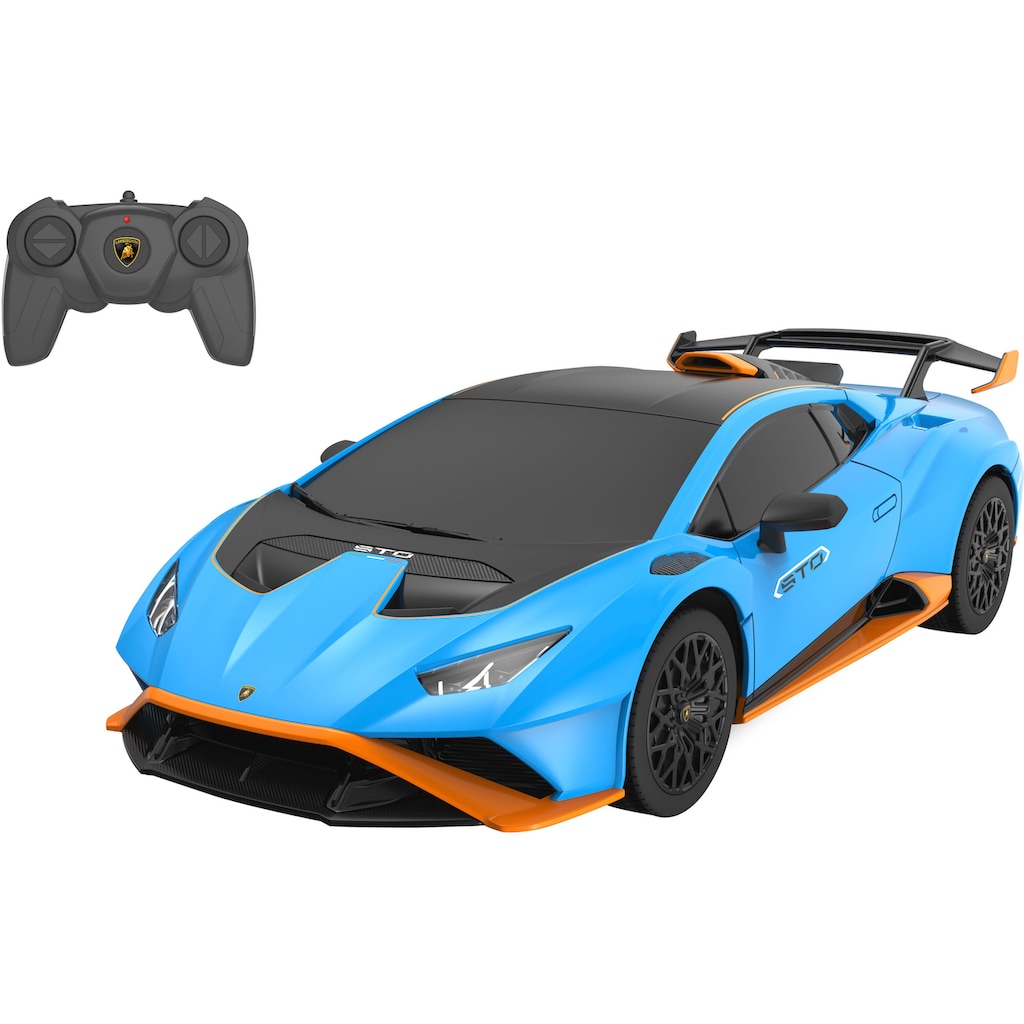 Jamara RC-Auto »Lamborghini Huracán STO 1:24 blau, 2,4GHz«, offiziell lizenziert