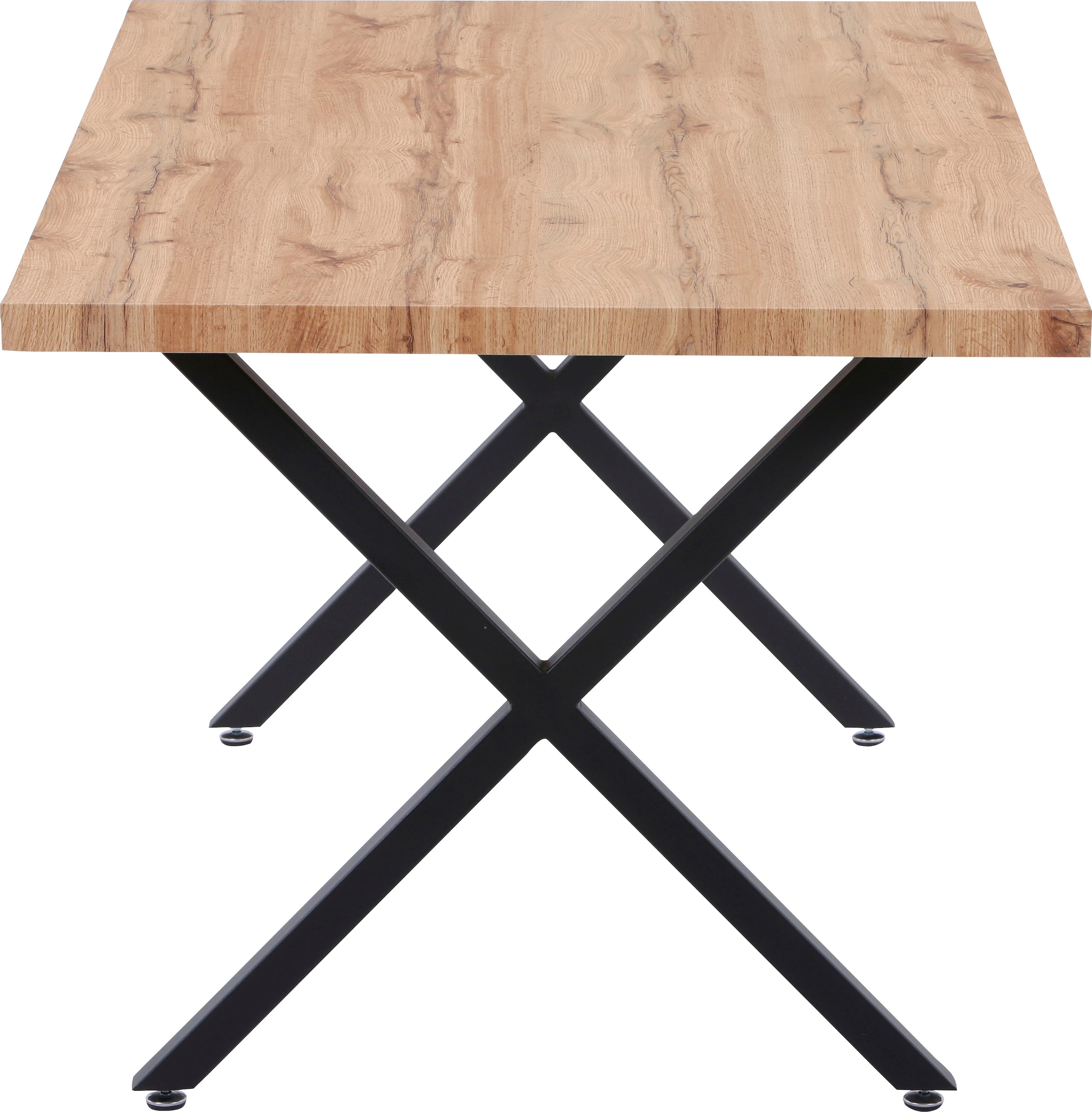 Home affaire Esstisch »Aage«, Wildeiche-Dekor, Breite 160 cm