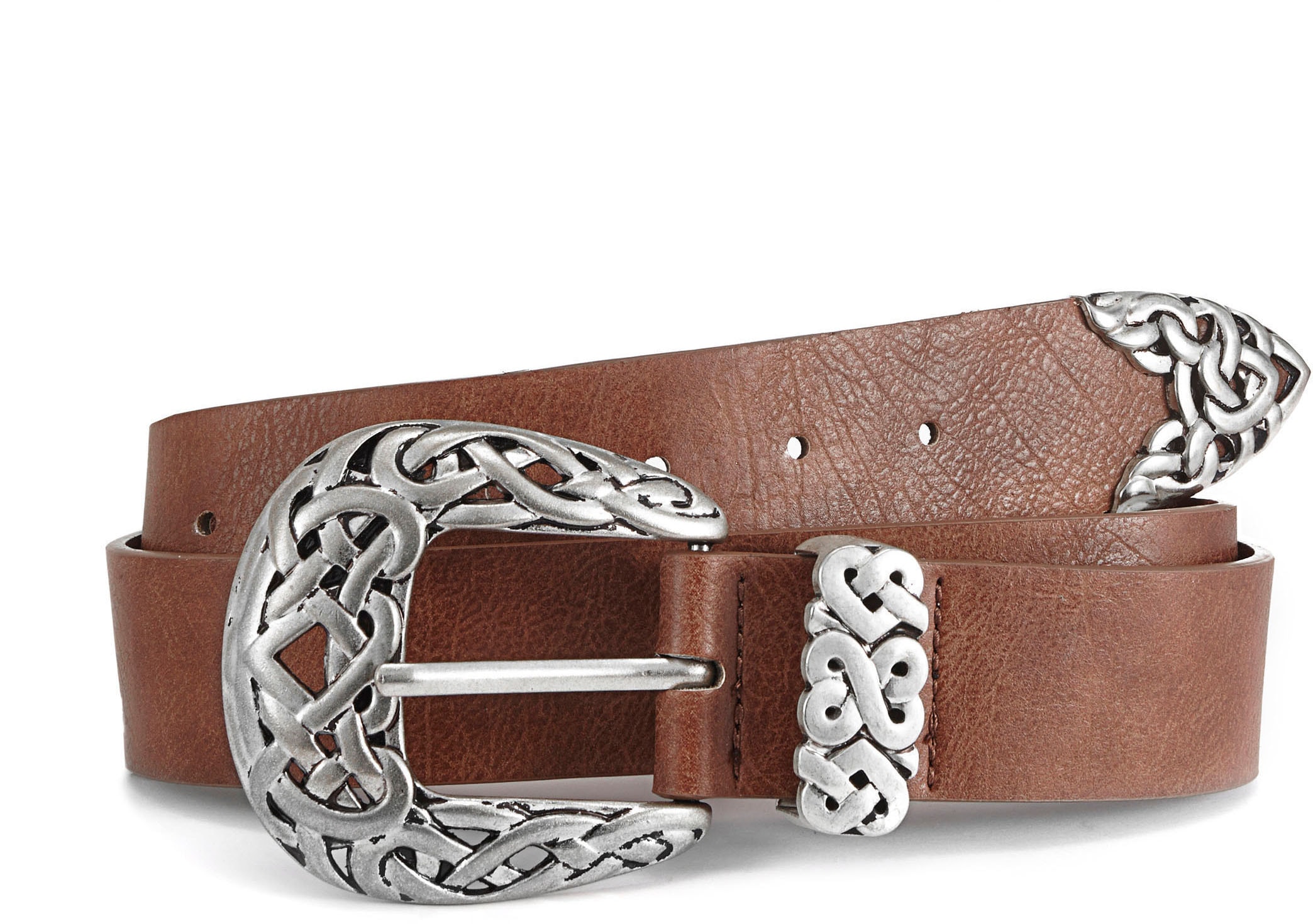 LASCANA Hüftgürtel "Hosengürtel, Cowboygürtel, Gürtel, Jeansgürtel, Westerngürtel" mit Schnalle im modernen Western Look