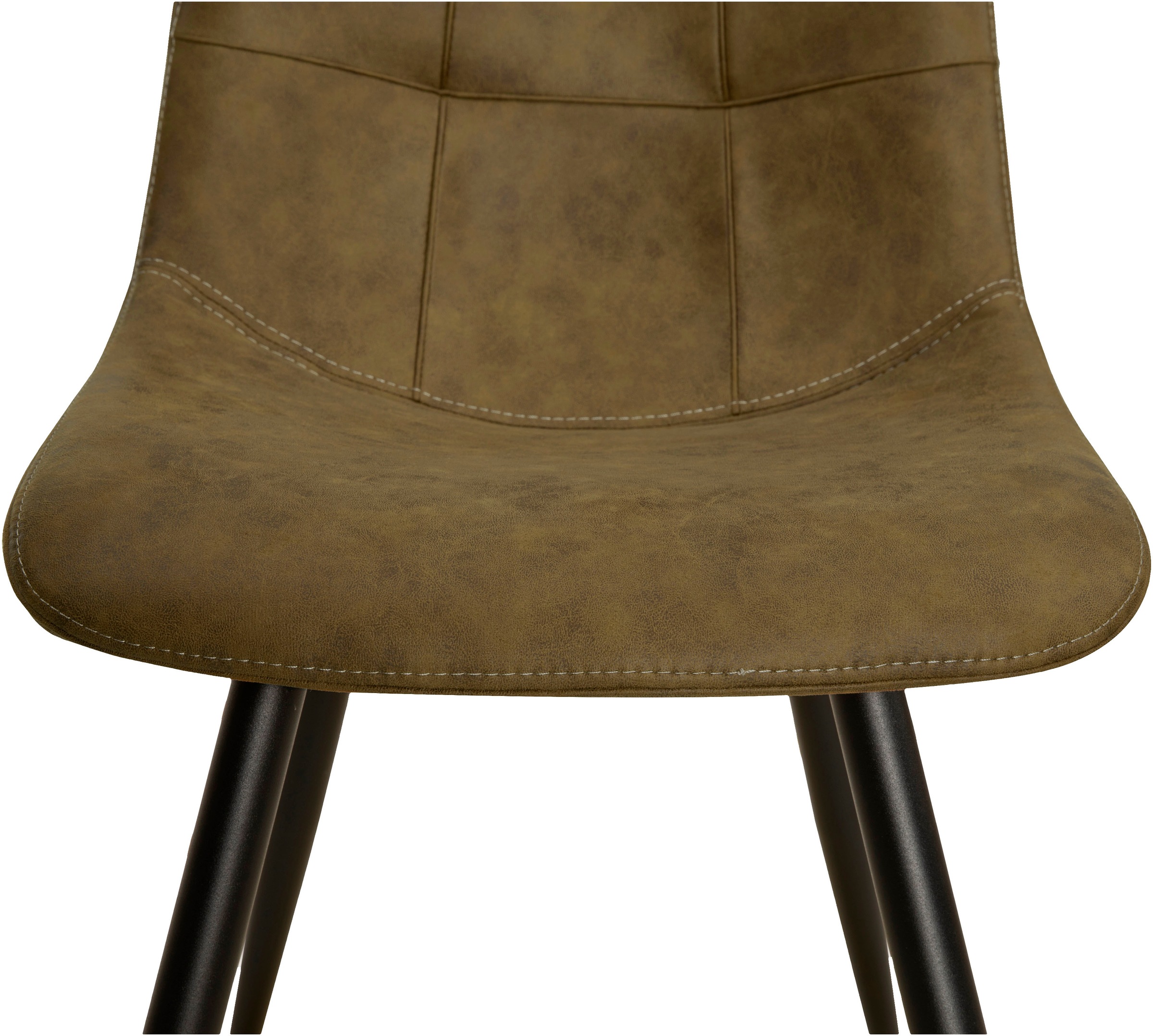 OMG Design Esszimmerstuhl »Peak« (Set) 1 Stk.moderne Sitzschale in Microfaser Lederoptik