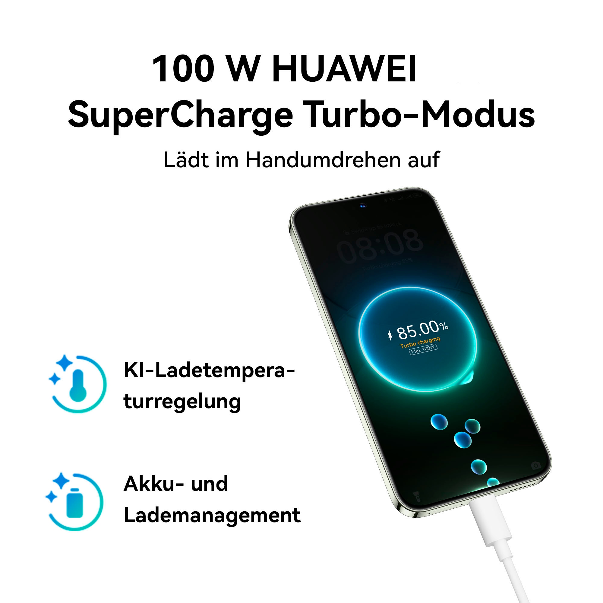 Huawei Smartphone »Nova 13 12 GB + 256 GB«, Schwarz