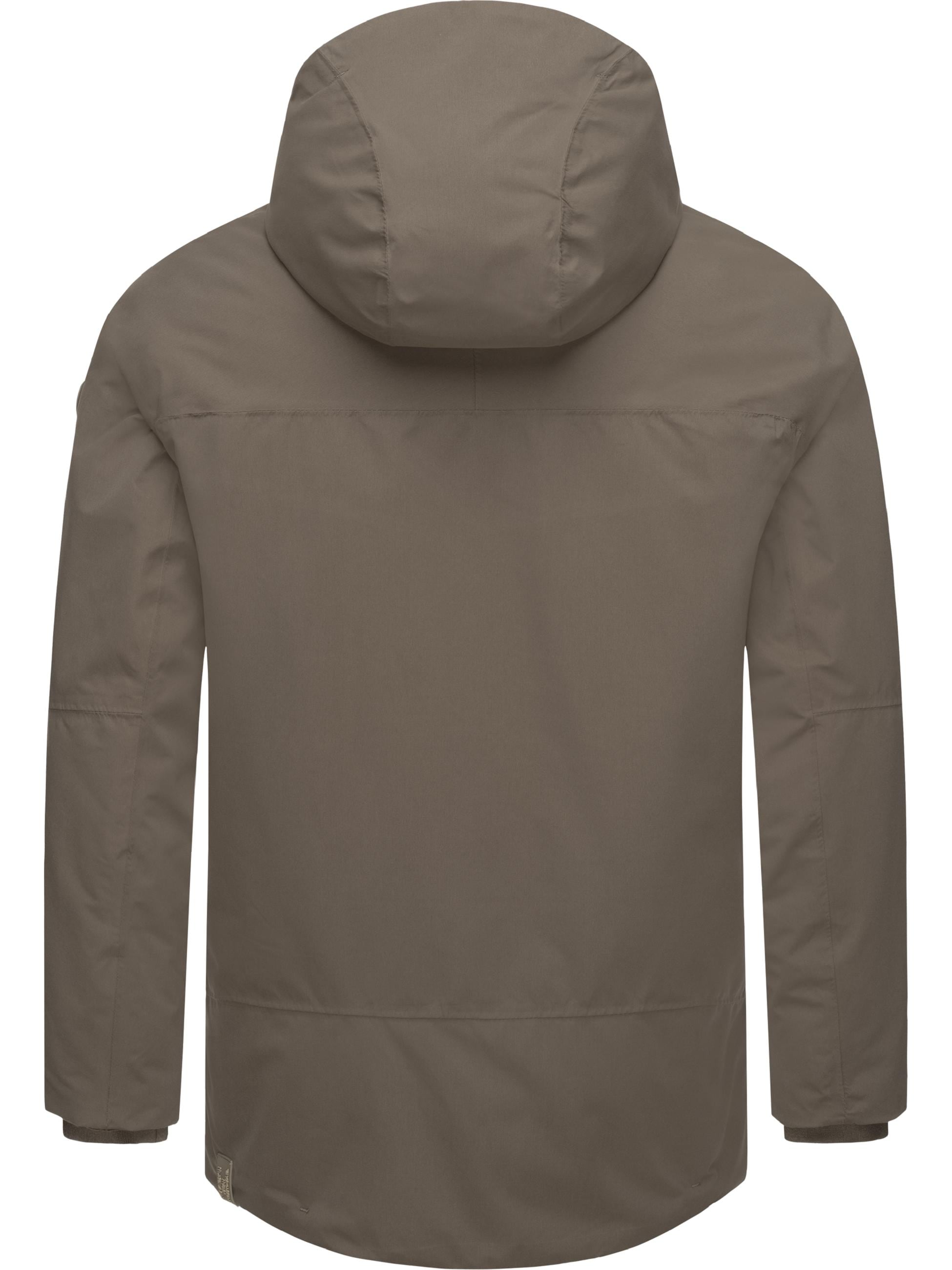 Ragwear Winterjacke »Winterjacke Hatar«, mit Kapuze, Wasserdichte Herren Outdoorjacke mit großer Kapuze