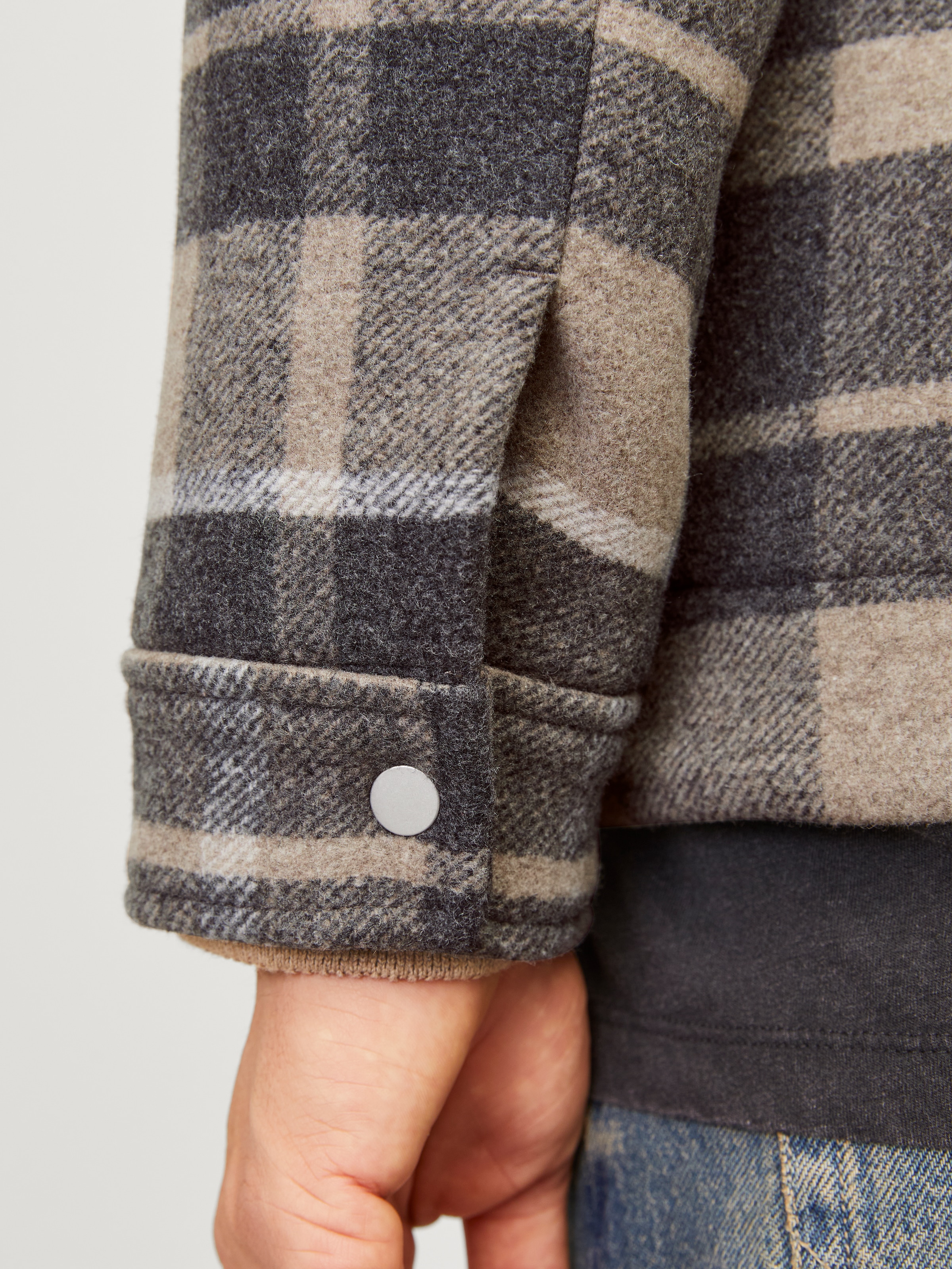 Jack & Jones Wolljacke »JPRCCRUSSEL WOOL BLEND JACKET SN«, ohne Kapuze