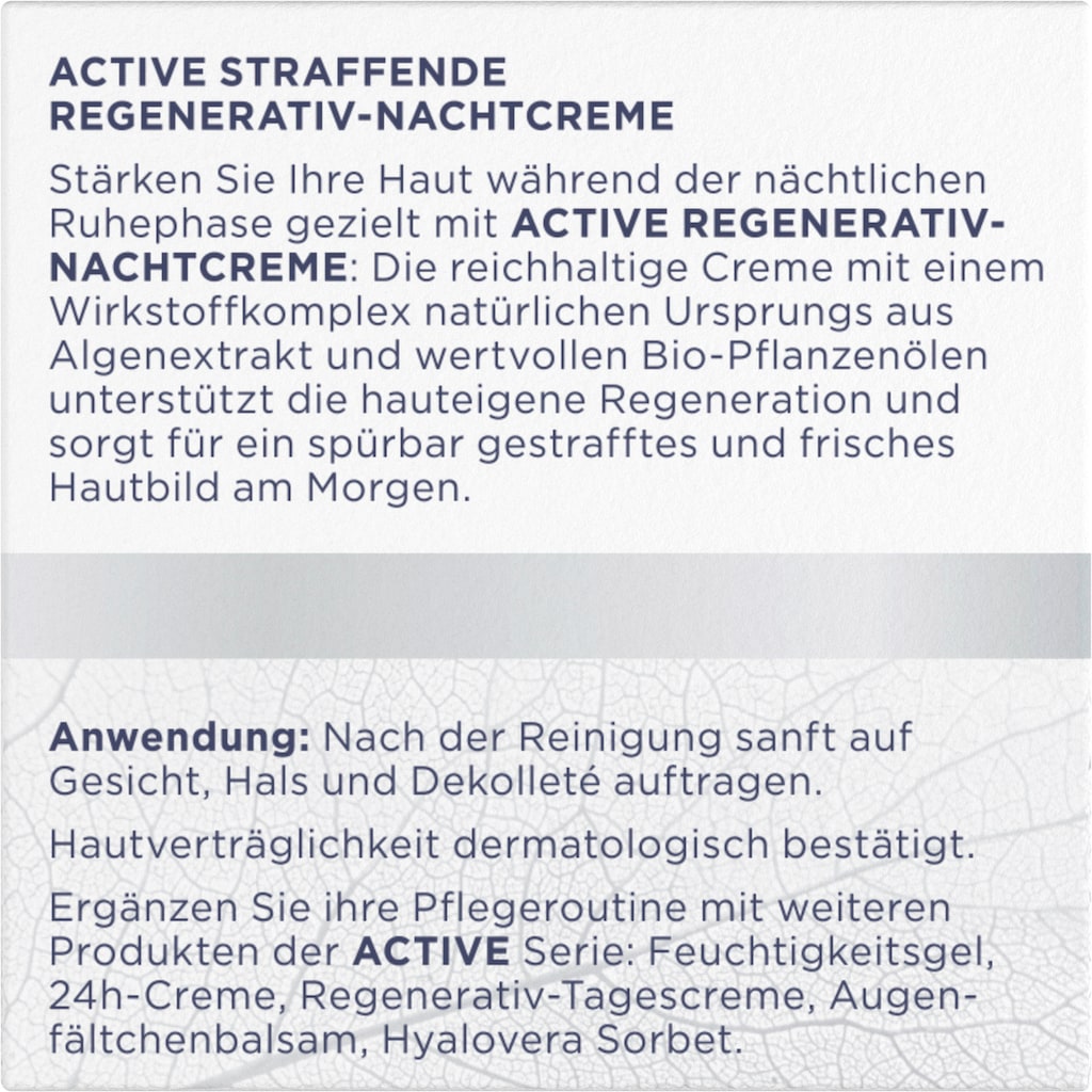 HELIOTROP Nachtcreme »Active Regenerativ«