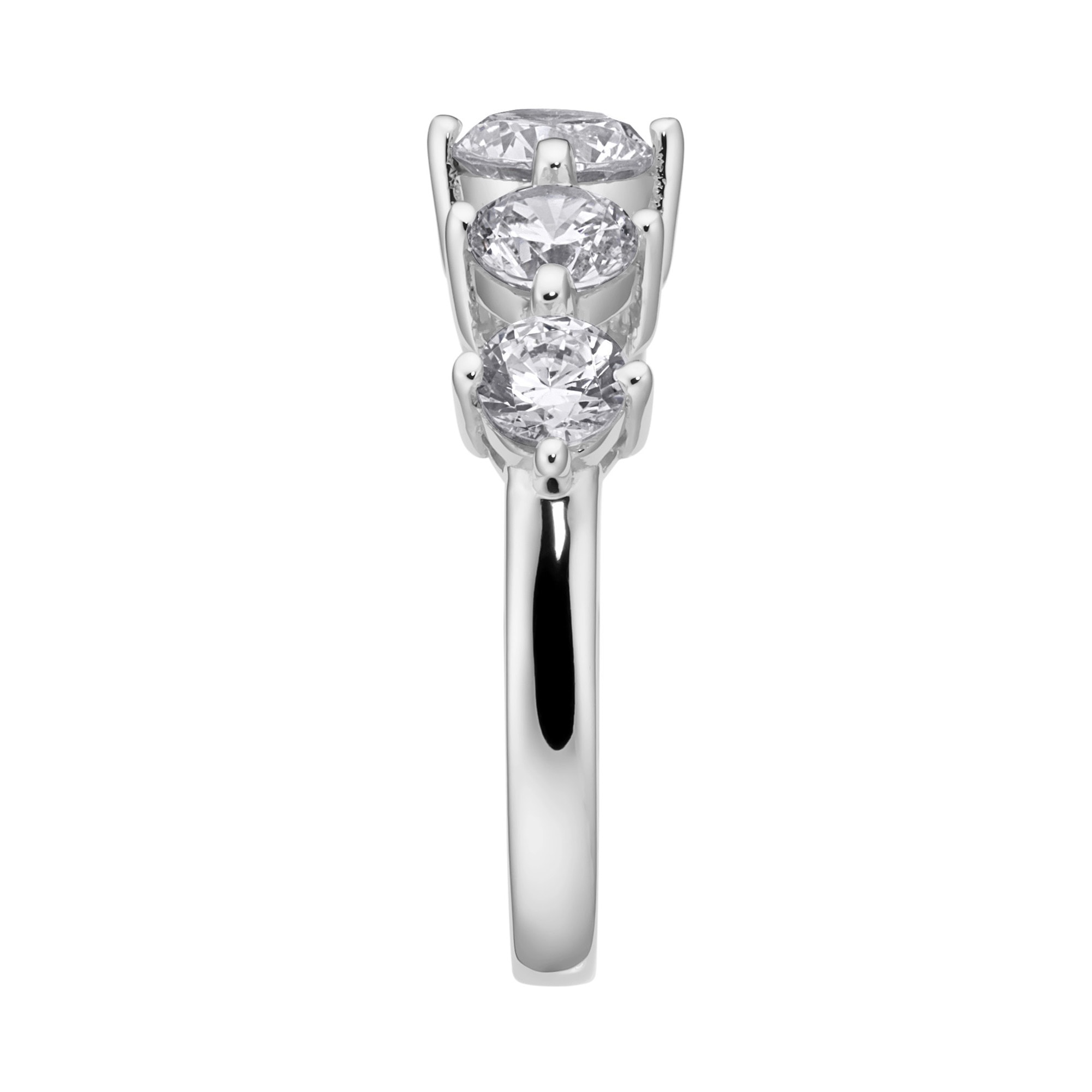 GIORGIO MARTELLO MILANO Silberring »Ring mit weißen Zirkonia, Silber 925«