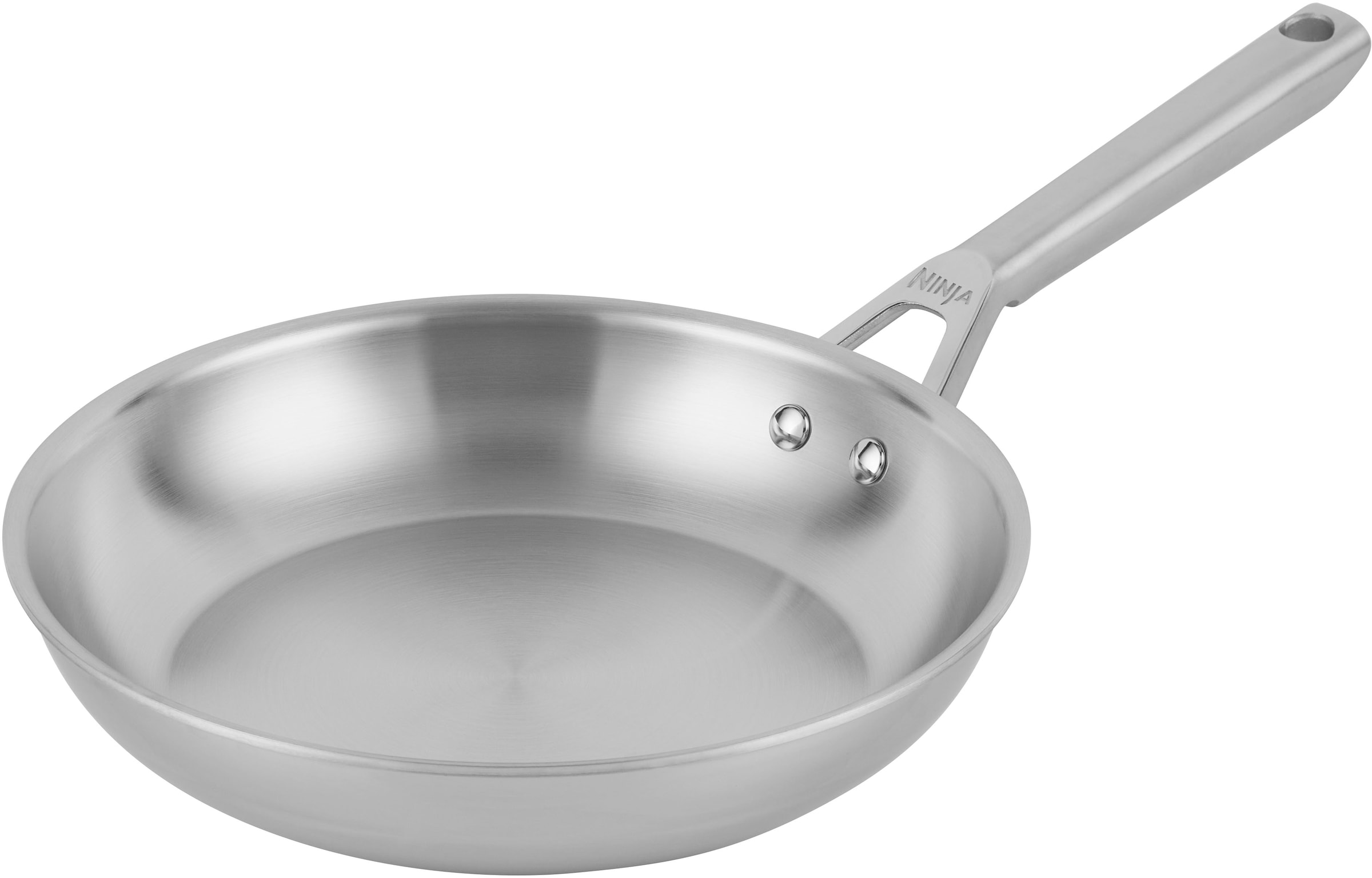 NINJA Bratpfanne "Ninja EverClad Edelstahl-Pfanne C900DE" Edelstahl 1 Stk. tlg. Entwickelt für den Einsatz unter schwierigsten Kochbedingungen