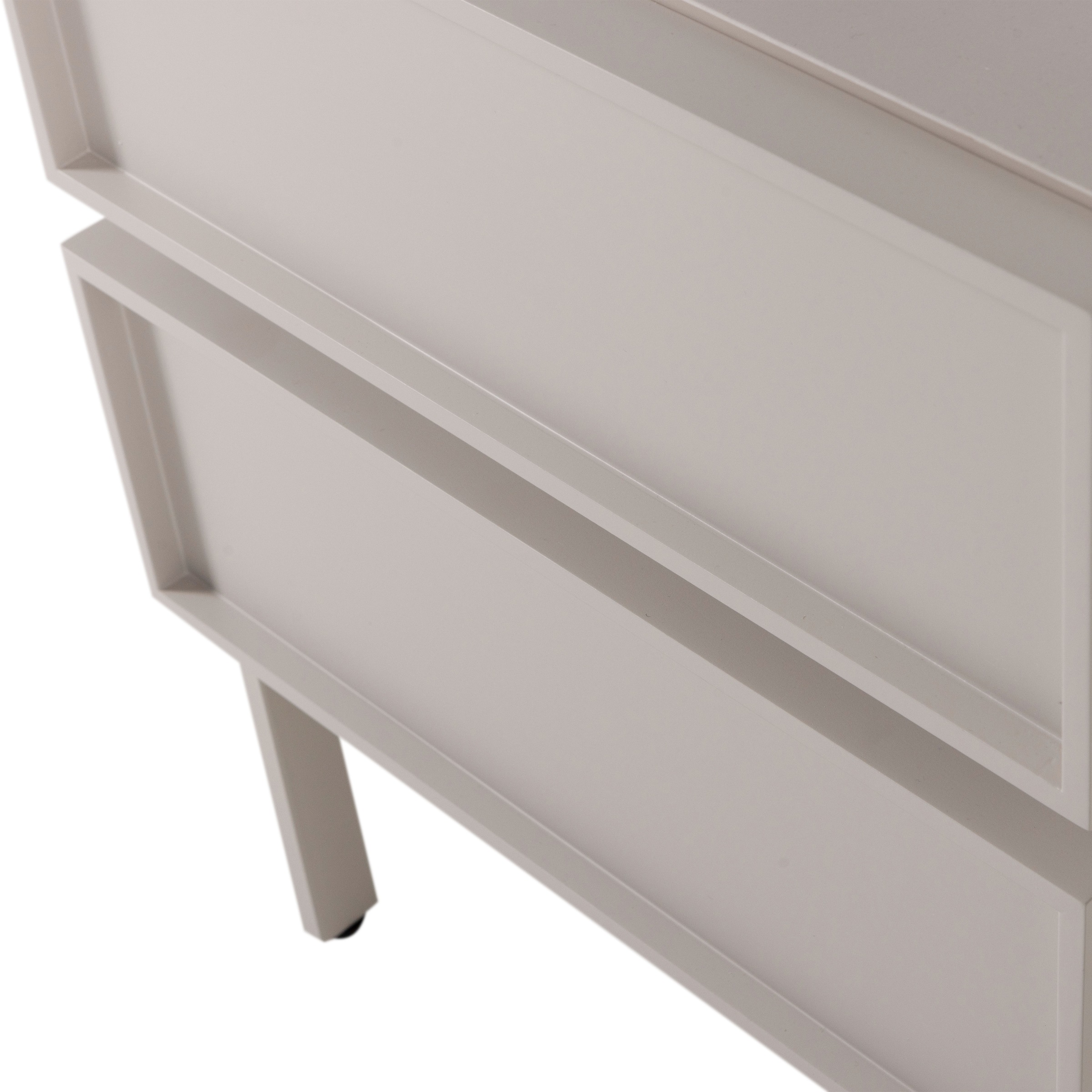 WOOOD Nachtkommode »Tours mit kompakter Ausführung und Melamin-MDF B 45 x T 42 x H 51 cm« Schmutzabweisende Oberfläche, Tragkraft Deckplatte 50 kg