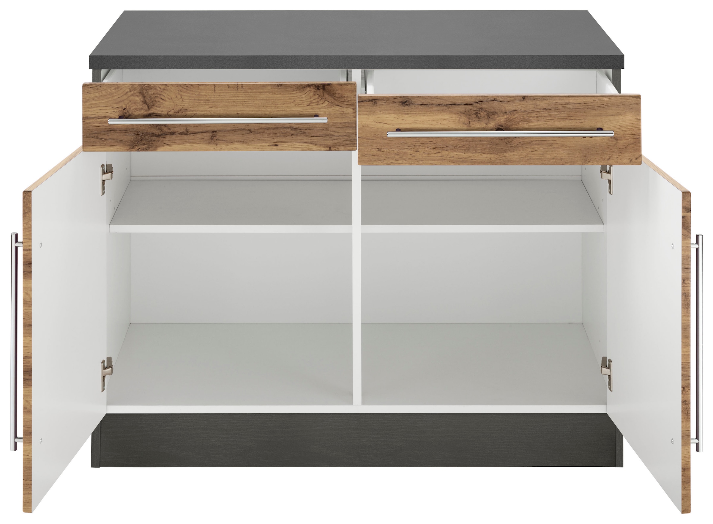 KOCHSTATION Unterschrank »KS-Samos«, 100 cm breit