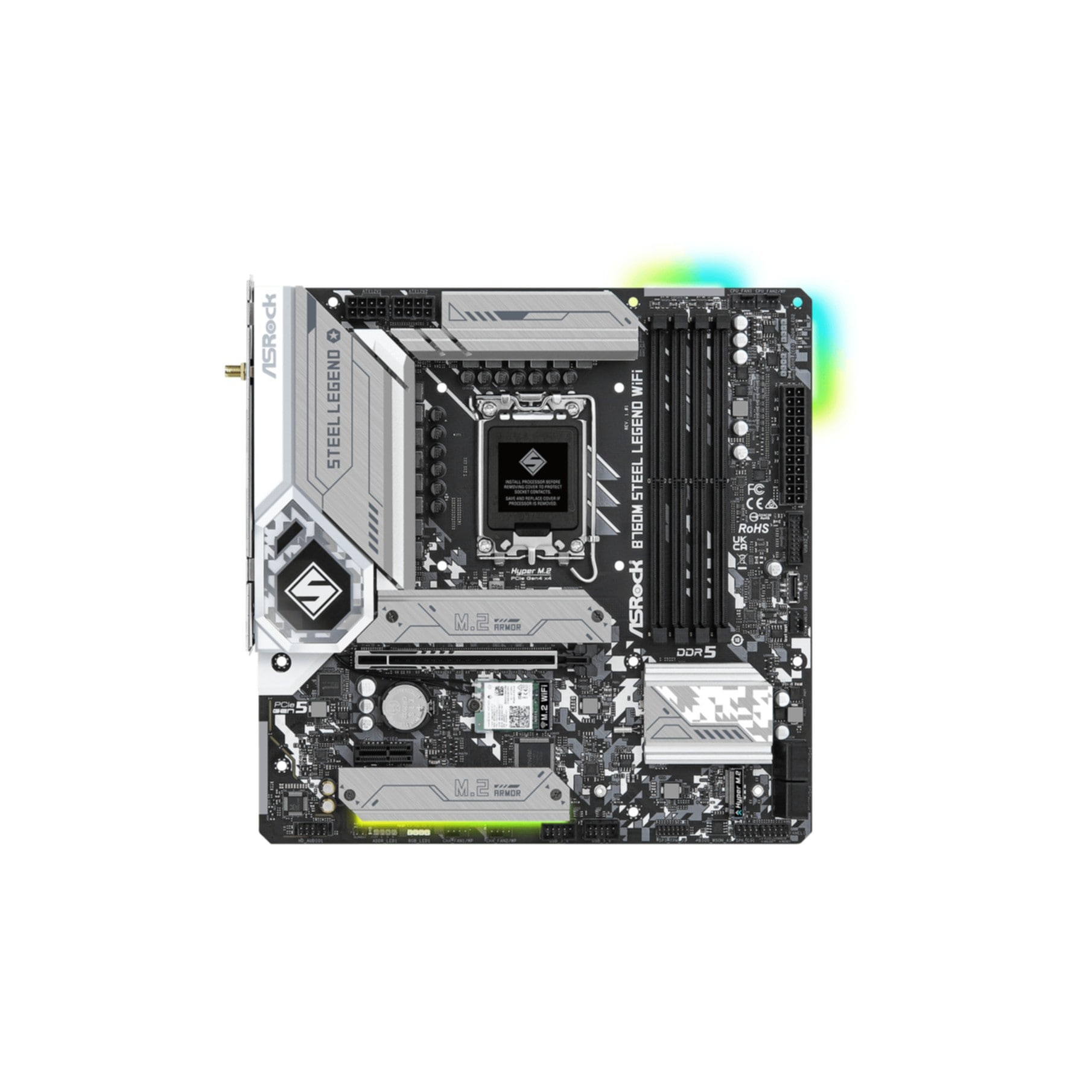 Asrock Mainboard »B760M Steel Legend WiFi«