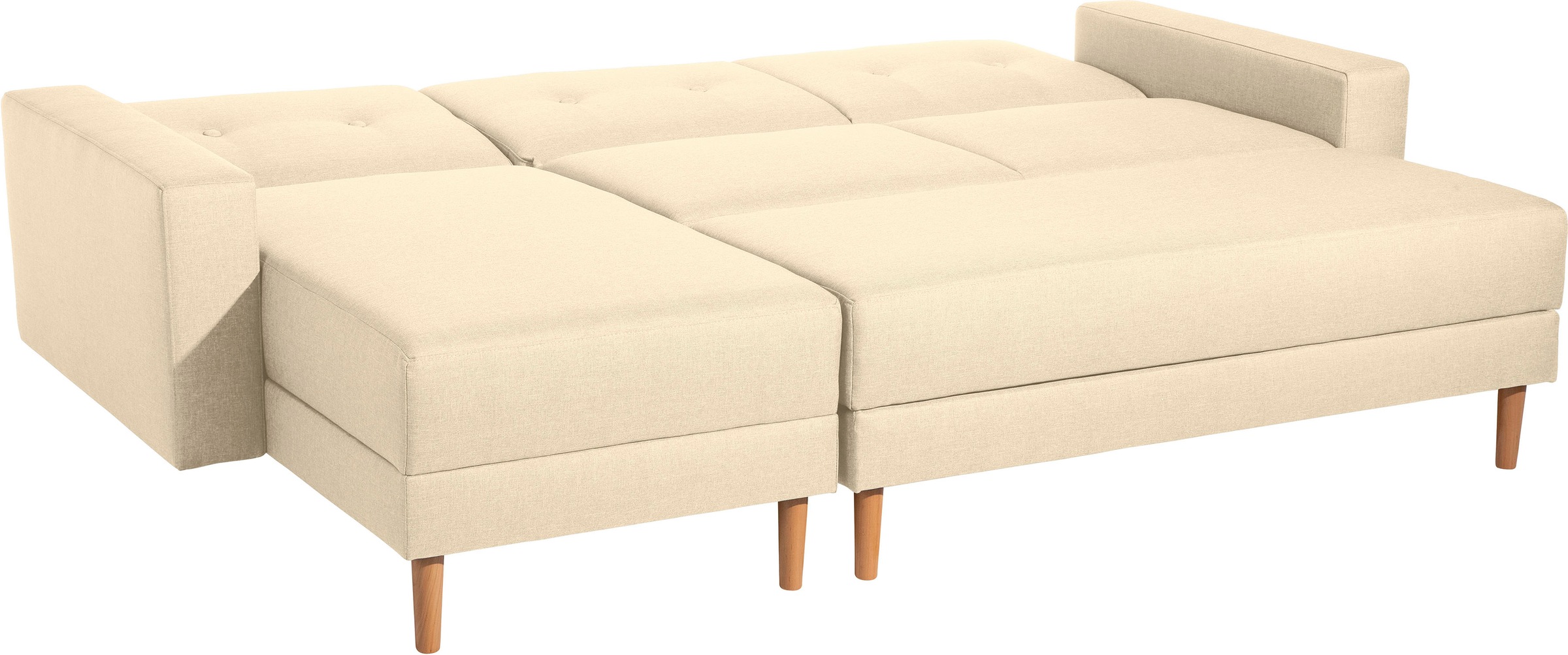 Max Winzer® Ecksofa »Just Chill kubisches Schlafsofa im skandinavischen Stil, bequem«, Recamiere links oder rechts montierbar, mit Rückenverstellung