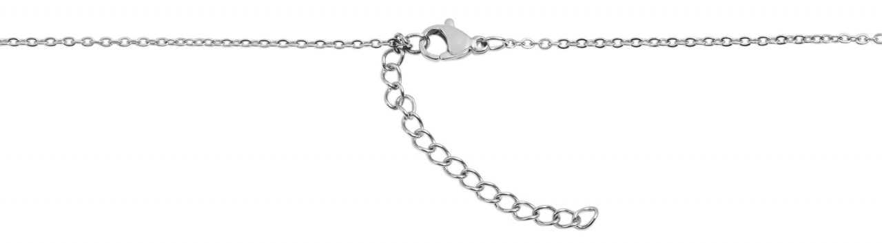 Adelia´s Kette mit Anhänger »Adelia's Damen Edelstahl Halskette mit Anhänger Herz 43 cm + 5.0 cm«