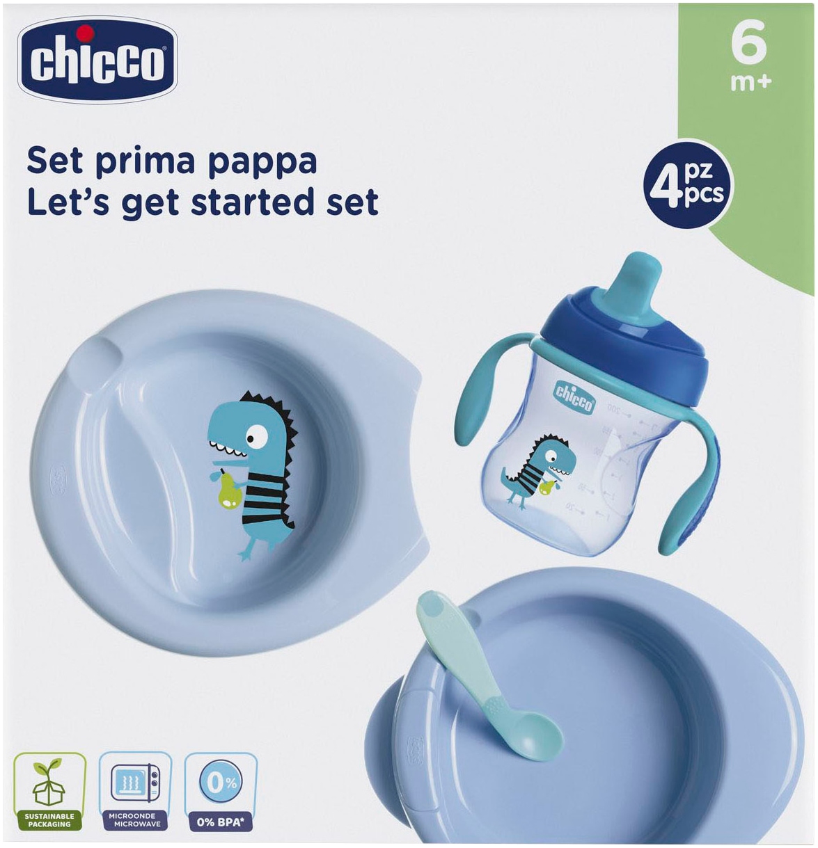 Chicco Kindergeschirr-Set »Geschenkset«, (Set, 4 tlg.)