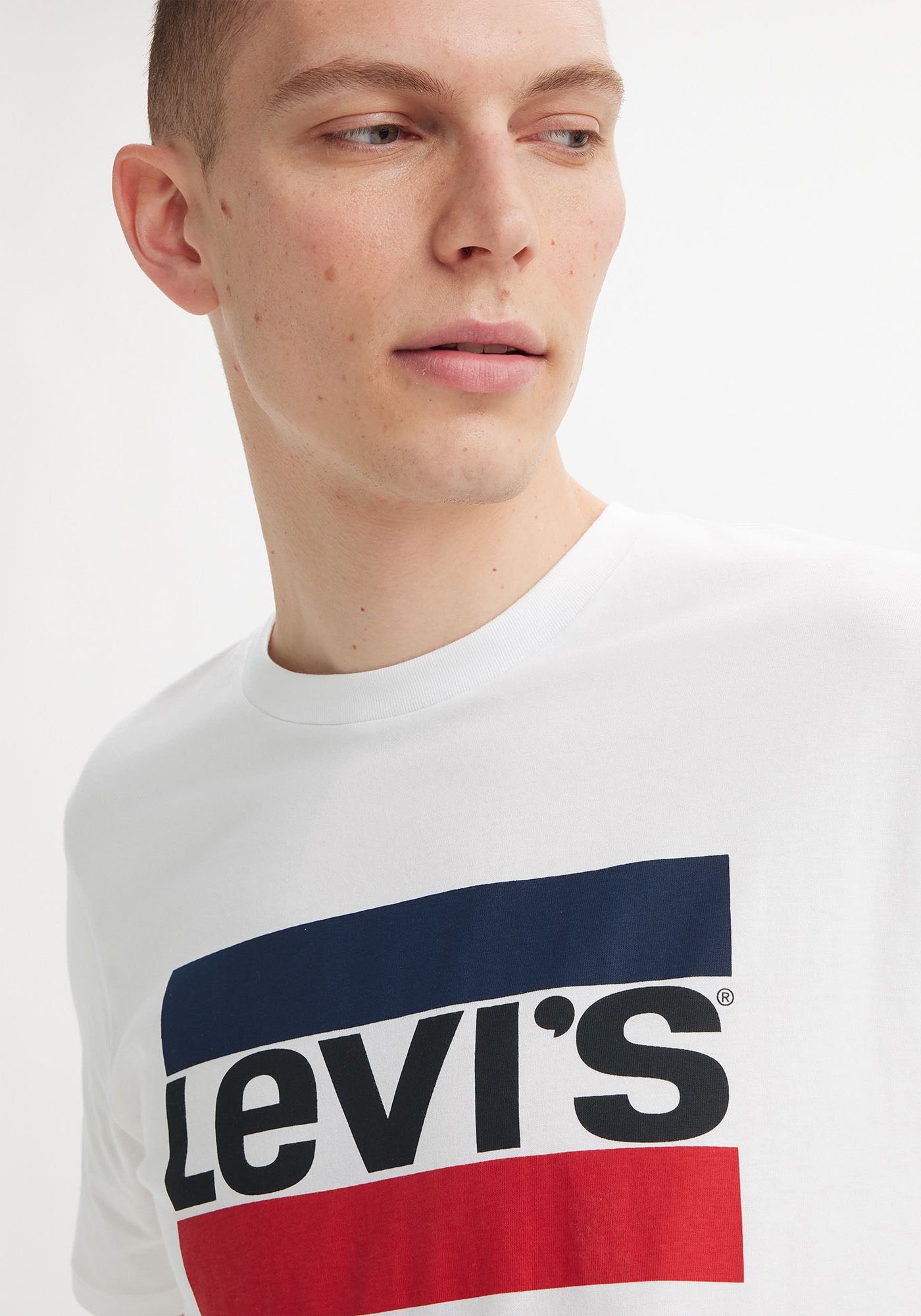 Levi's® T-Shirt mit großem Logoprint