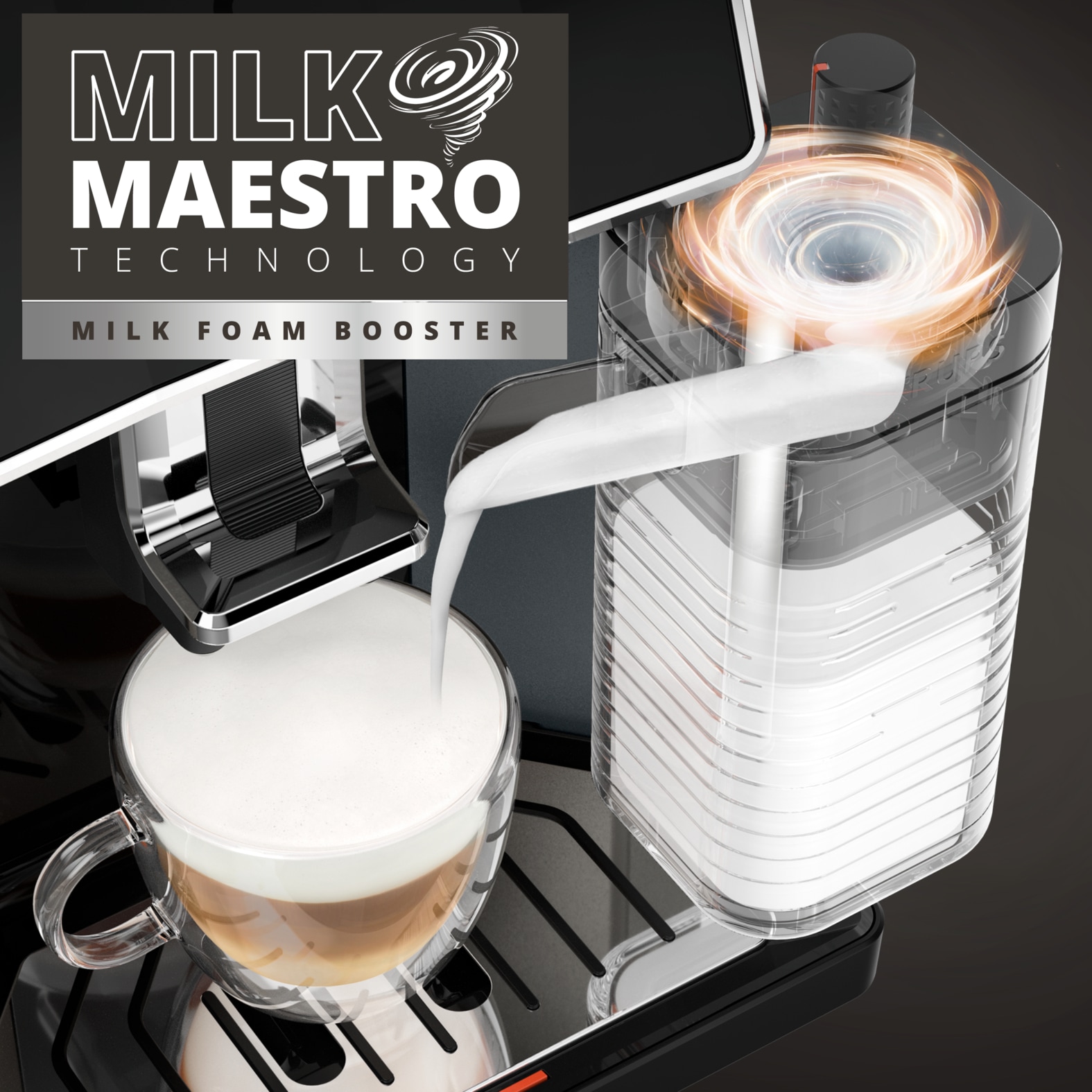 Krups Kaffeevollautomat »EA9129 Sensation Milk« 6 Kaffee- und Milchspezialitäten, aut. Reinigung, Metall-Brühgruppe