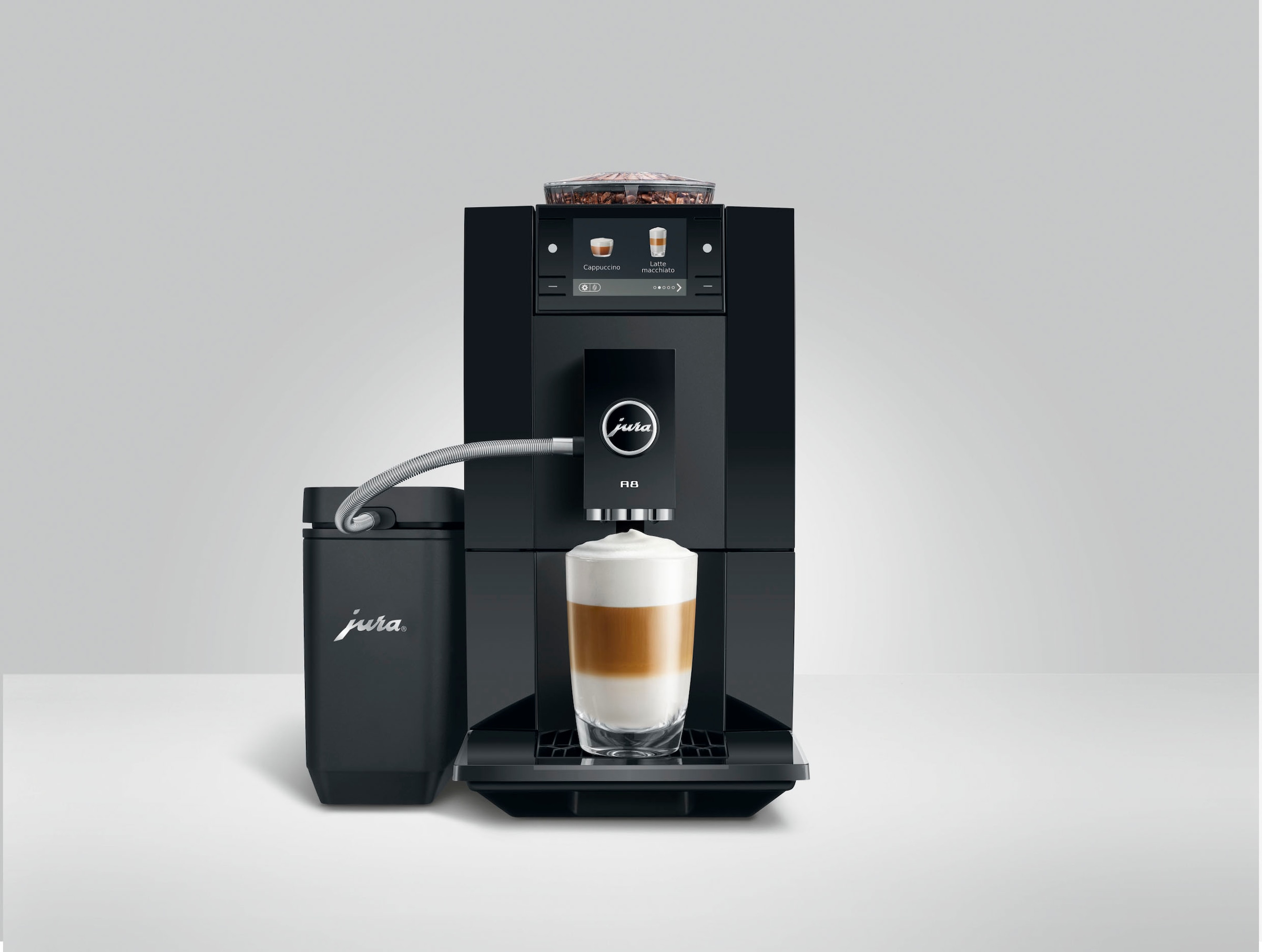 JURA Kaffeevollautomat »15736 A8 Piano Black (EA)«