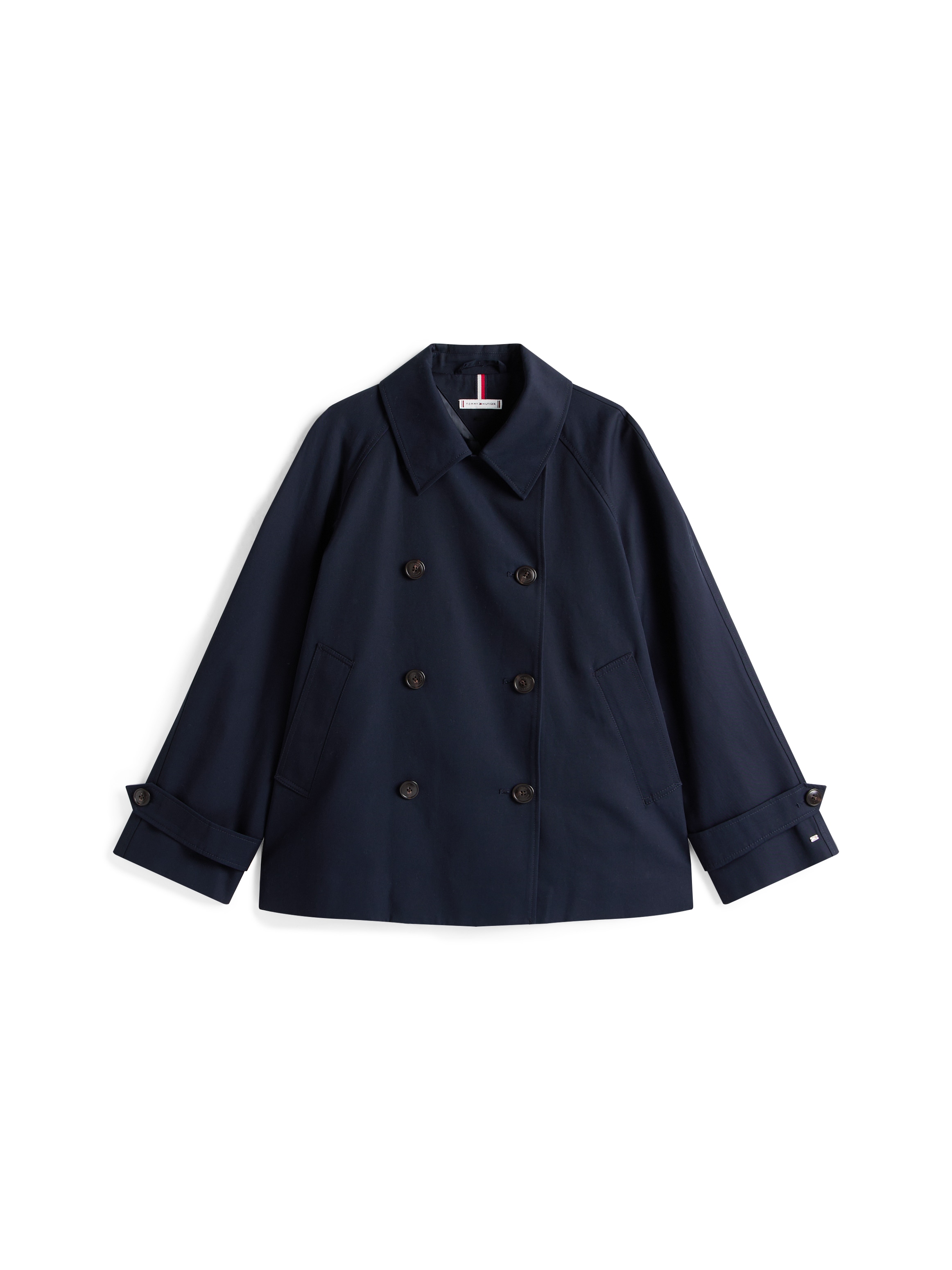 Tommy Hilfiger Trenchcoat »COTTON REG SHORT TRENCH COAT«