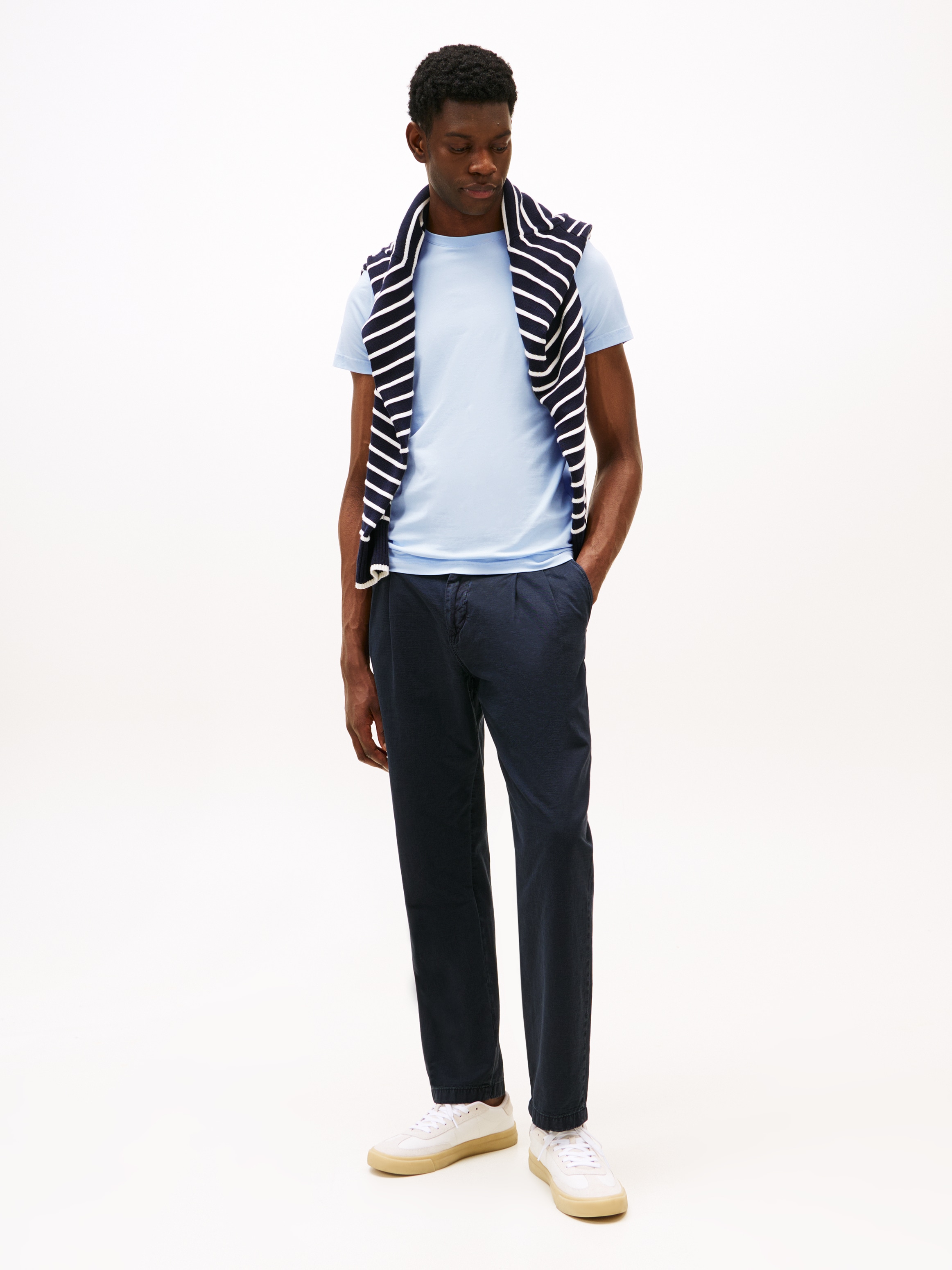 Tommy Hilfiger T-Shirt »STRETCH SLIM FIT TEE« mit Rundhalsausschnitt