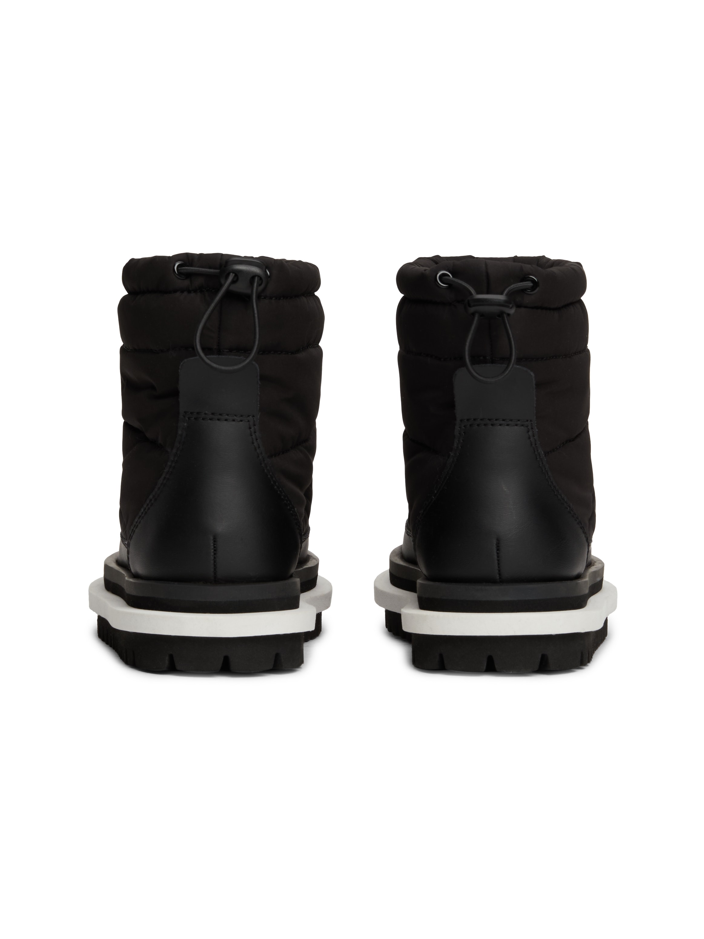 Tommy Jeans Winterboots »TJW PADDED FLAT BOOT WL«, Plateau, Snowboots, Kurzstiefel mit Schnellverschluss am Schaftrand