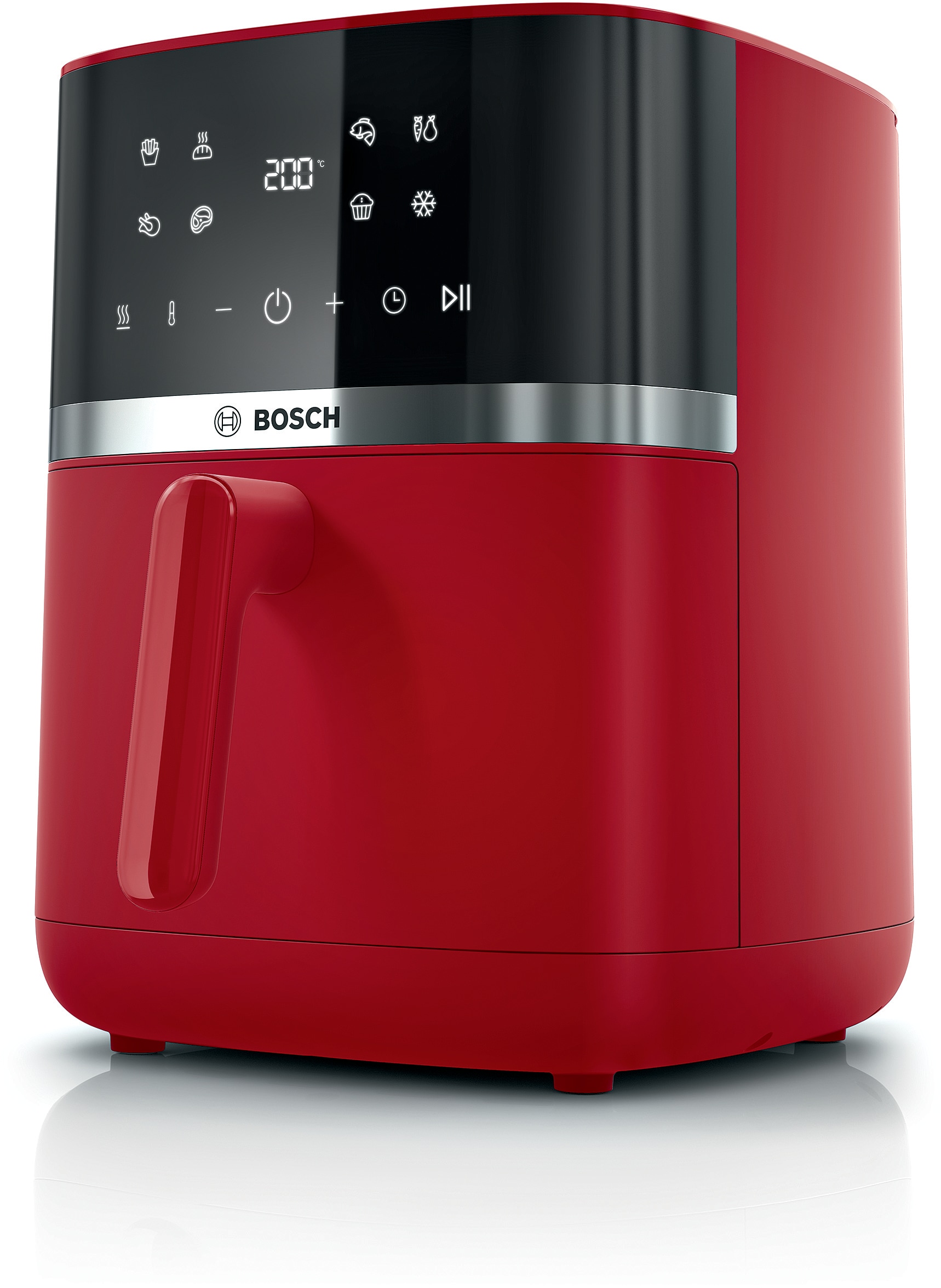 BOSCH Heißluftfritteuse »Air Fryer Serie 4, MAF462B0, 6,1l, 2 Heizelemente, 7 Programme« 2050 W Auftaufunktion, Korb/Gitter spülm.geeignet,