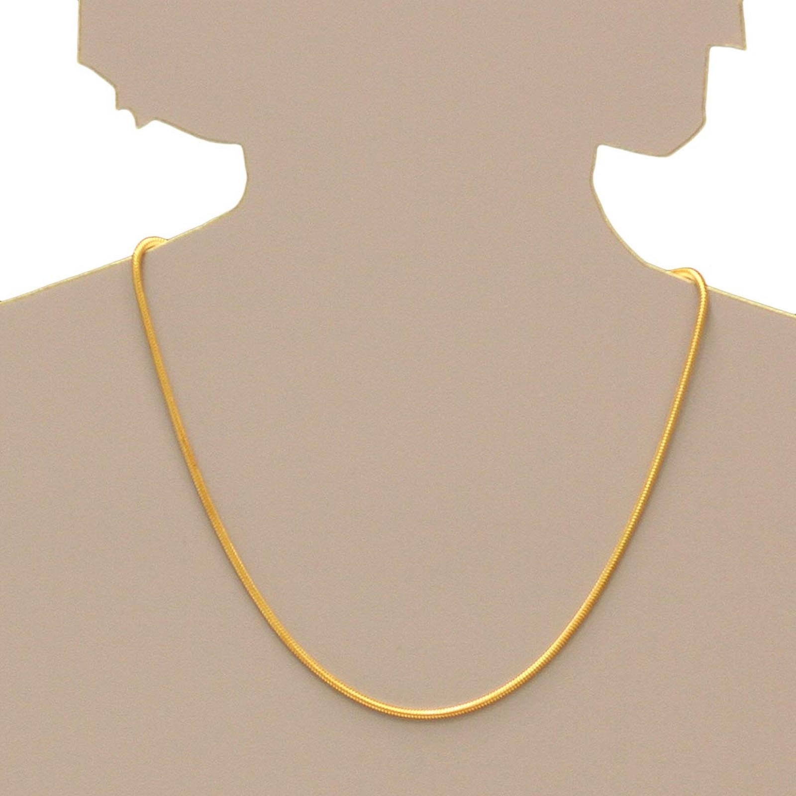 OSTSEE-SCHMUCK Silberkette »- Schlange 2,0 mm - Silber 925/000, vergoldet -,«