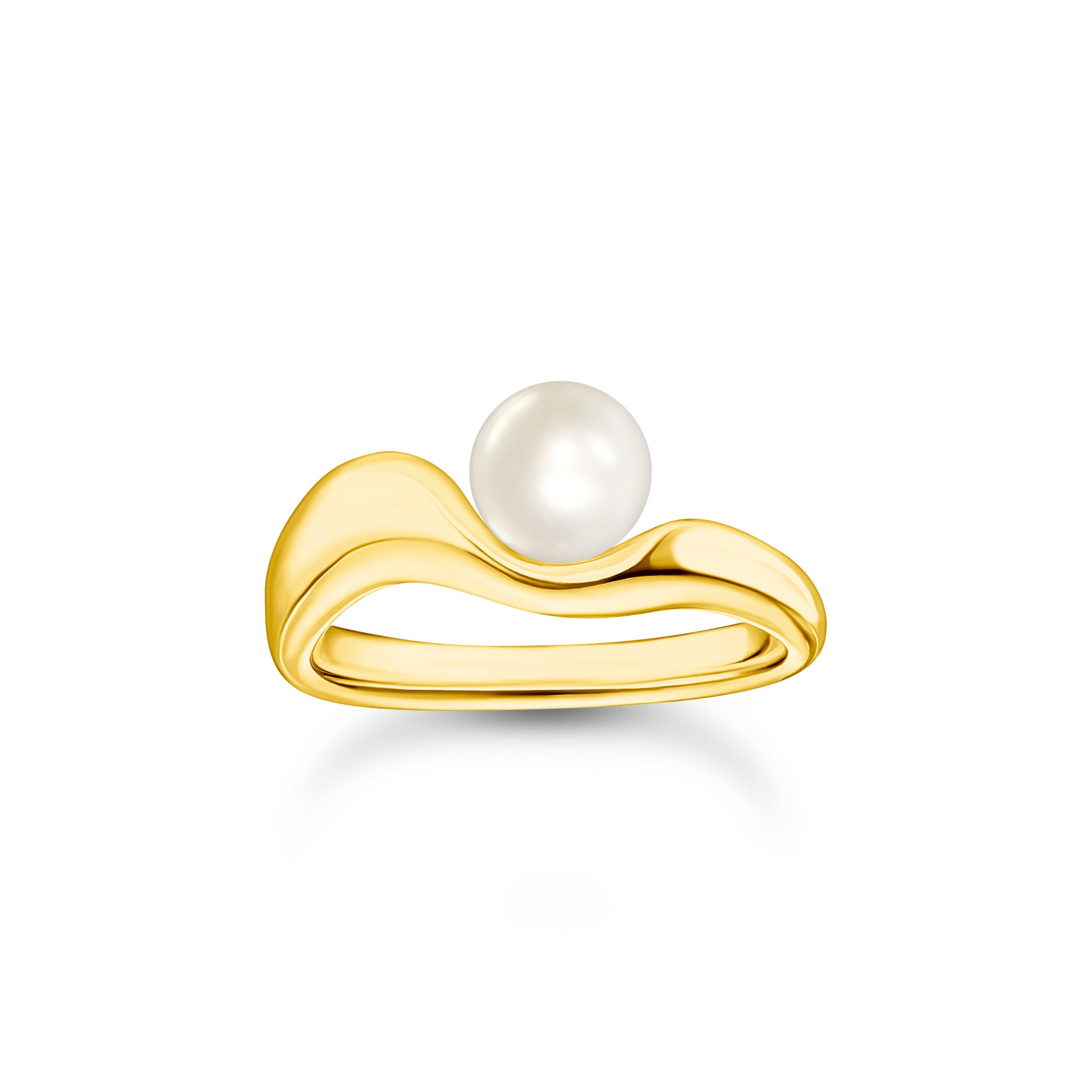 THOMAS SABO Fingerring »Natural Beauty Ring mit Perle« mit Süßwasserzuchtperle