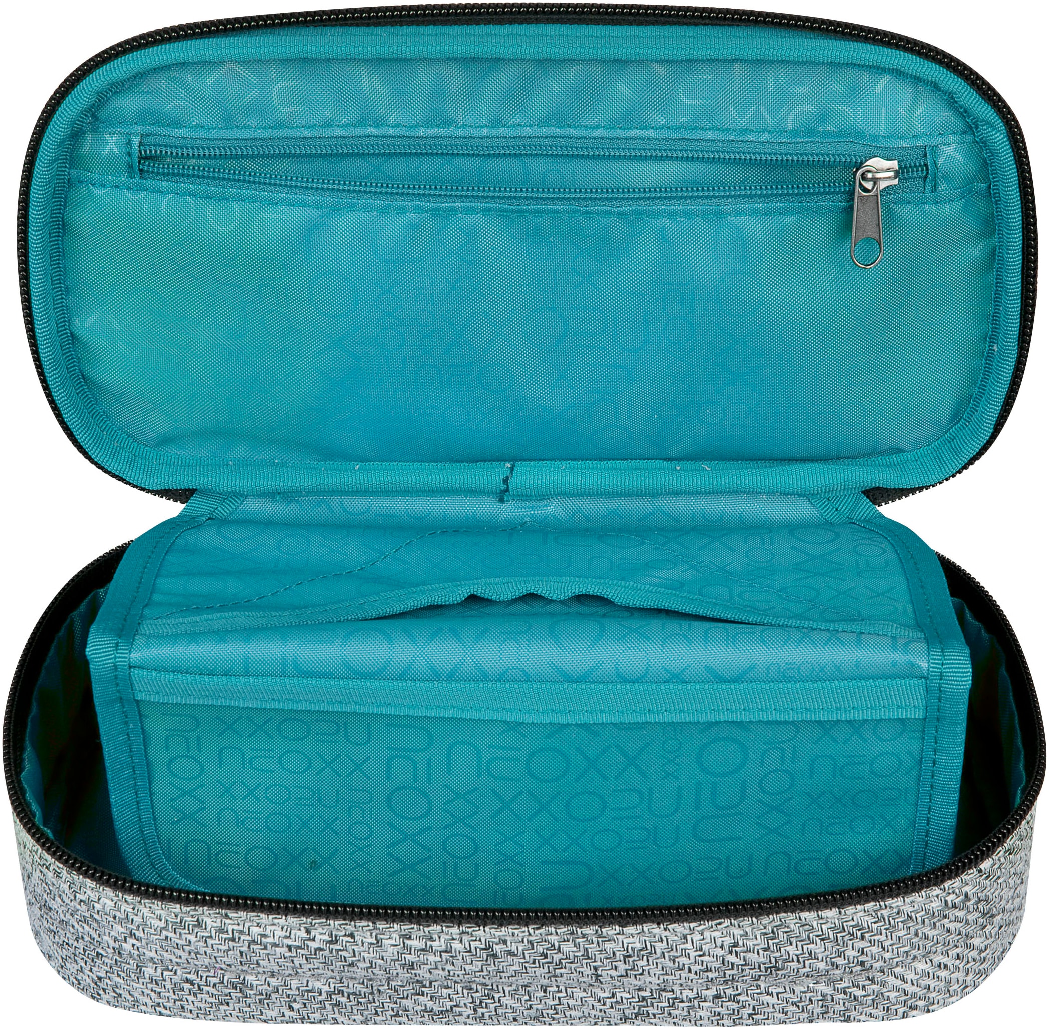 neoxx Schreibgeräteetui »Schlamperbox, Jump, Wool the World«, teilweise aus recyceltem Material