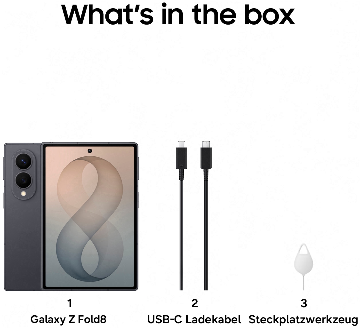 Samsung Smartphone »Galaxy Z Fold8« Graphite