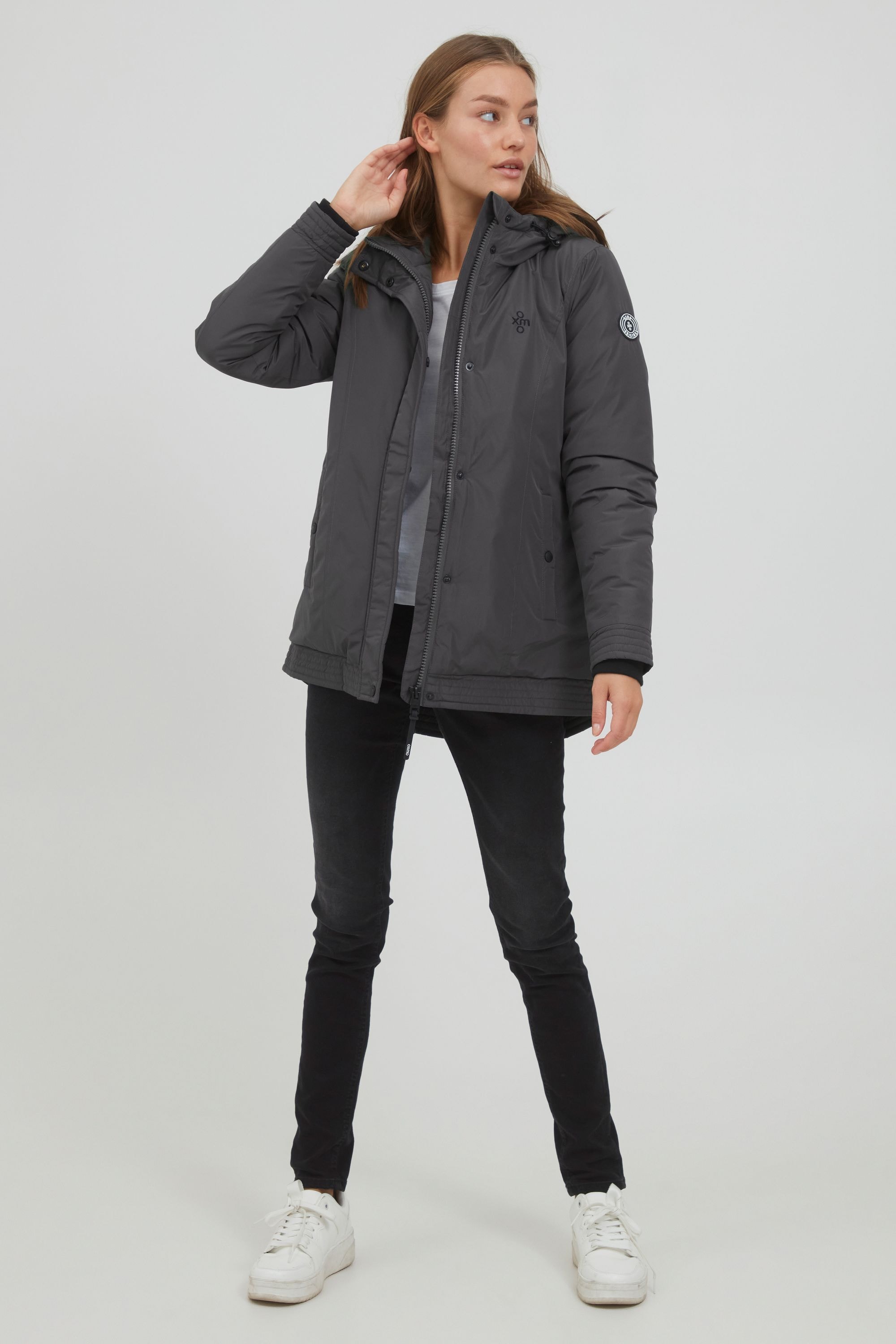 OXMO Winterjacke »Winterjacke OXJytte«, mit Kapuze