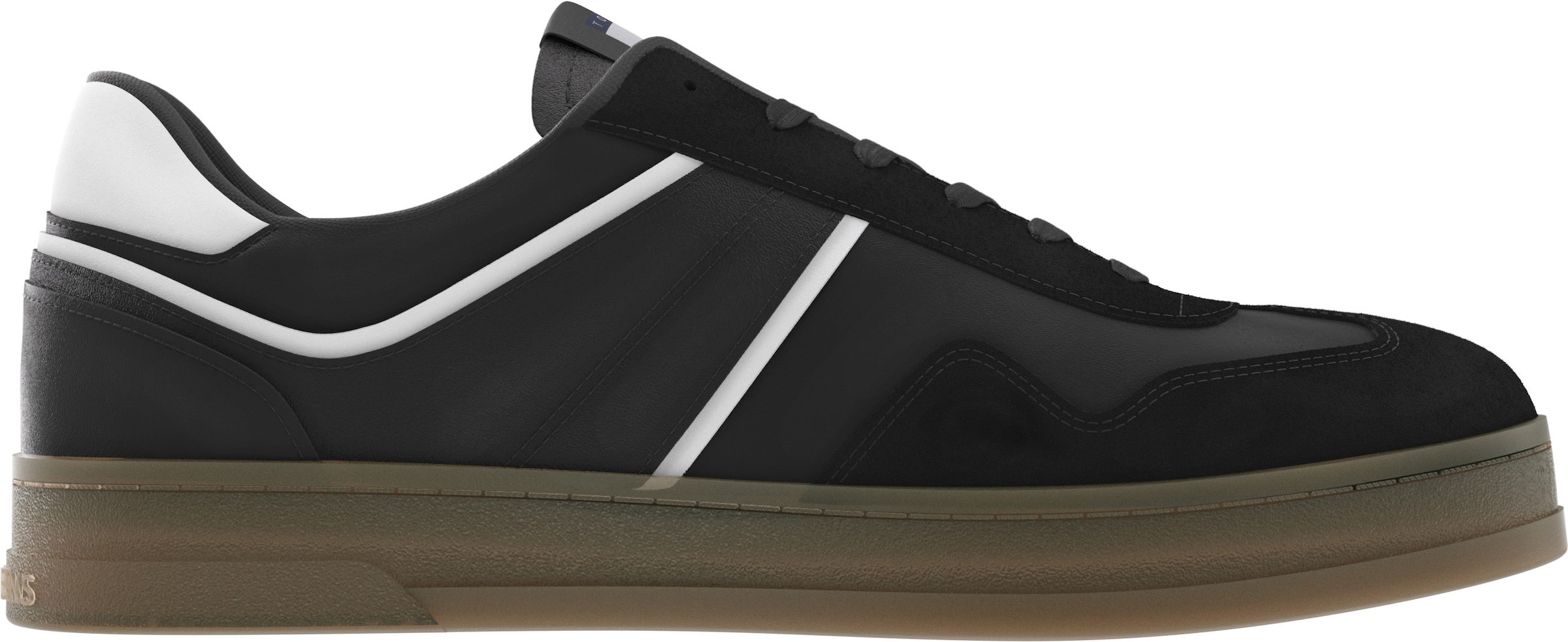 Tommy Jeans Plateausneaker »TJW COURT SNEAKER«, Freizeitschuh, Halbschuh, Schnürschuh mit Kontrast-Details