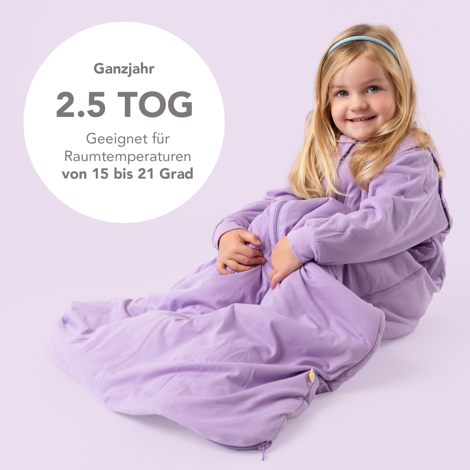 Schlummersack Babyschlafsack »Schlafsack ohne Füßen 2.5 Tog«